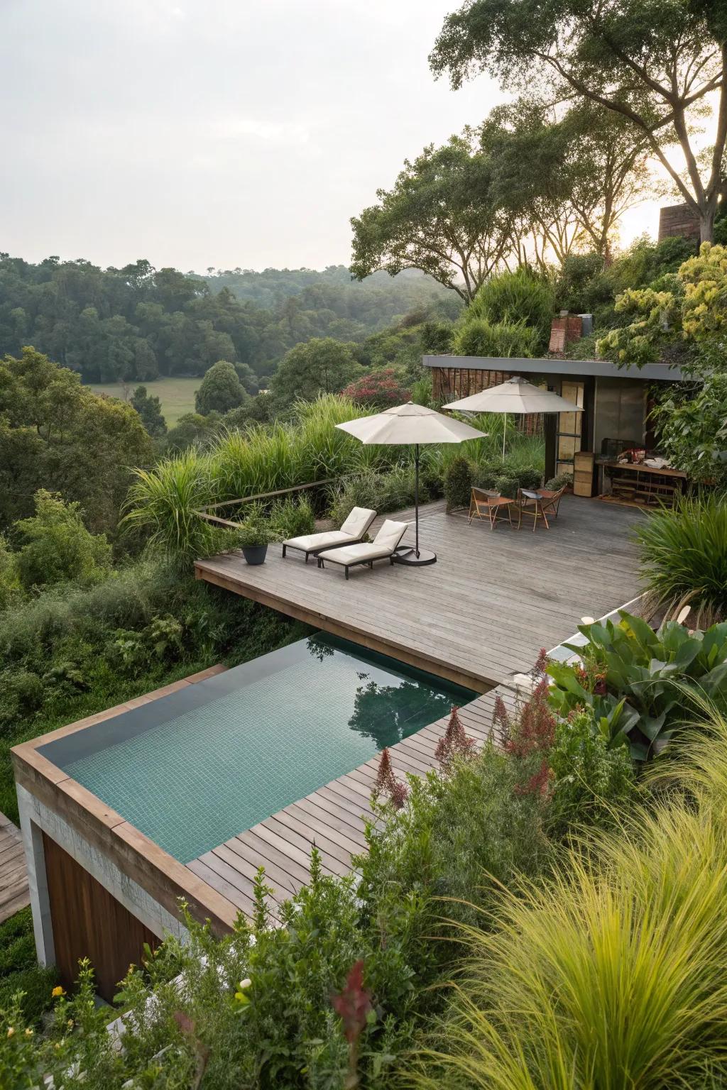 Elevated decks offer a unique way to ensure privacy.