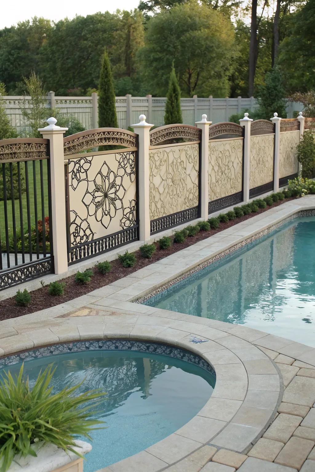 Customizable designs let your pool fence adapt to the unique features of your space.