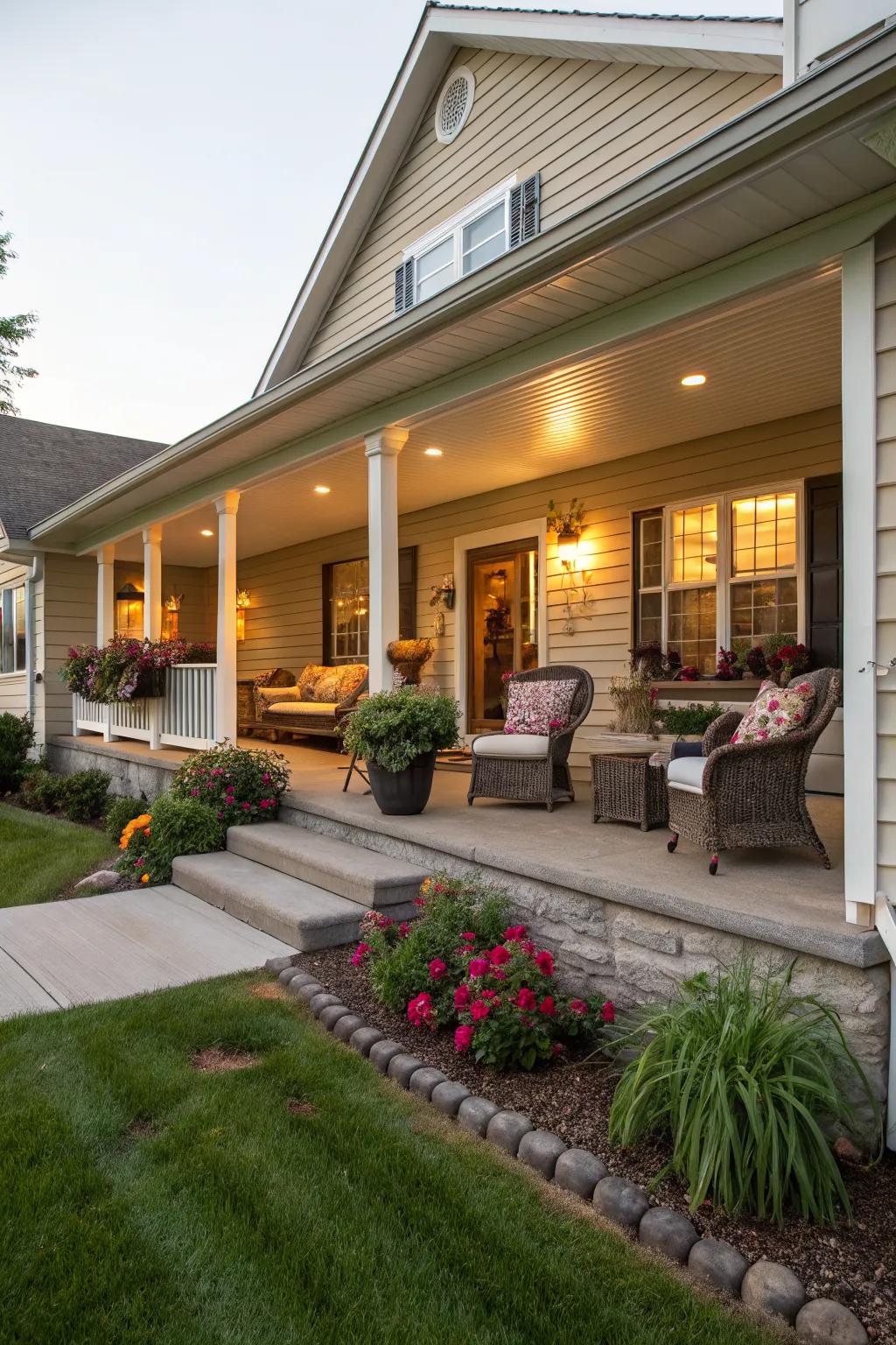 A welcoming porch enhances your home's curb appeal.