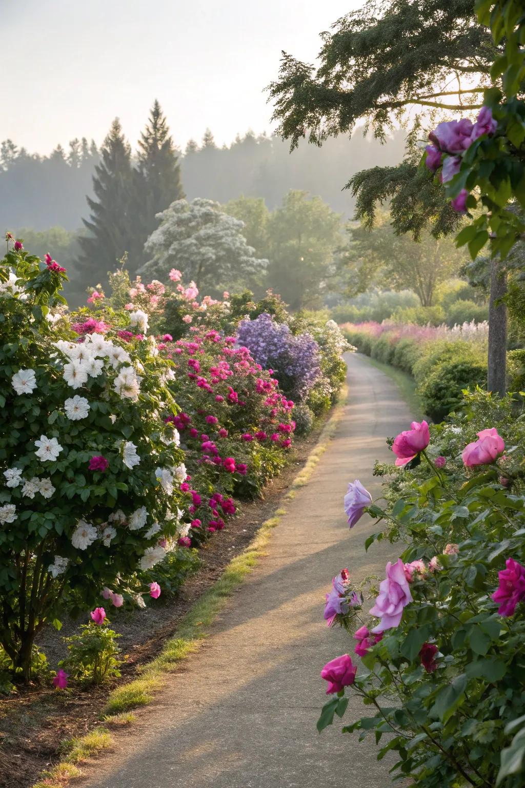 Guide your paths with Rose of Sharon beauty.