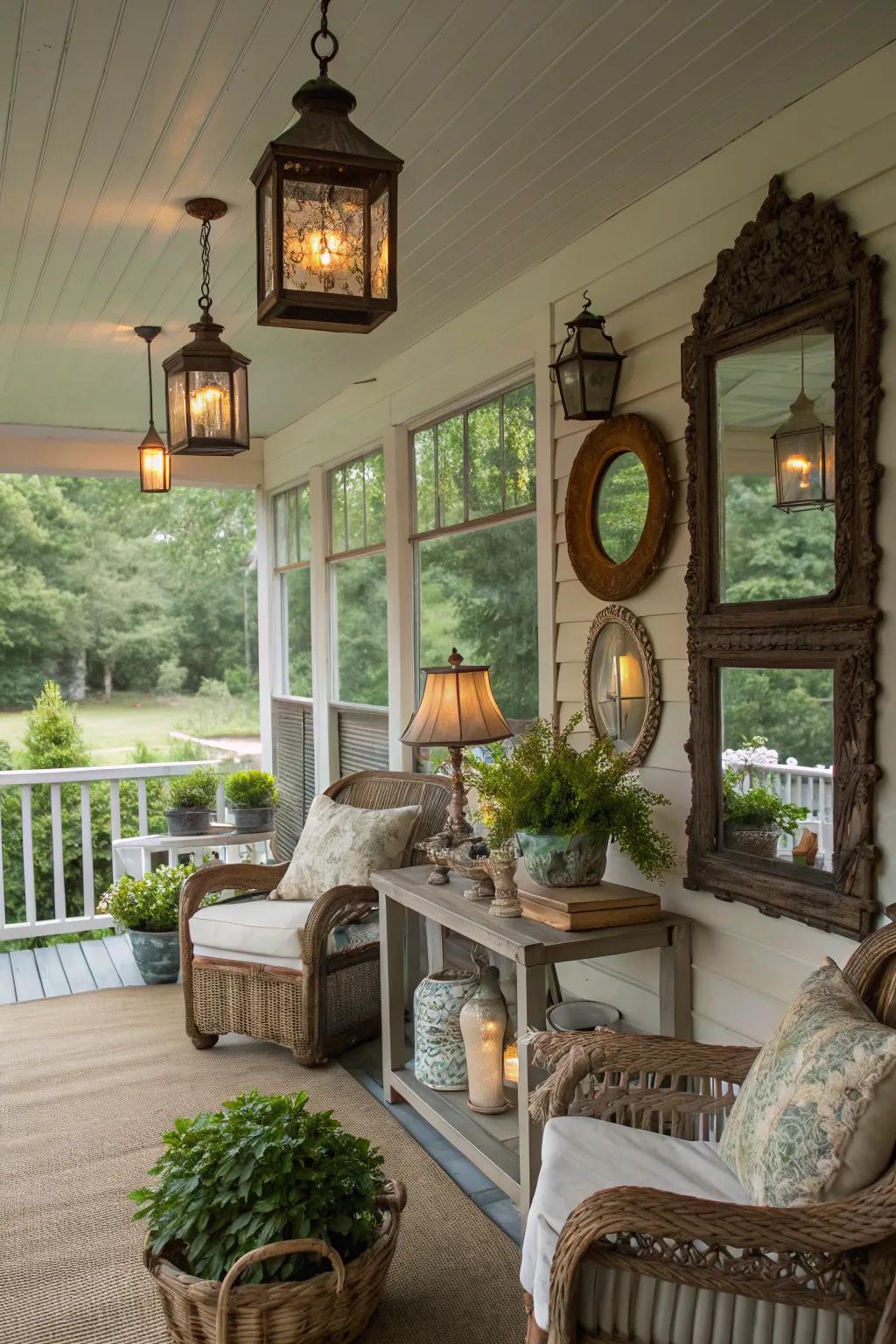 Vintage finds add unique charm and character.