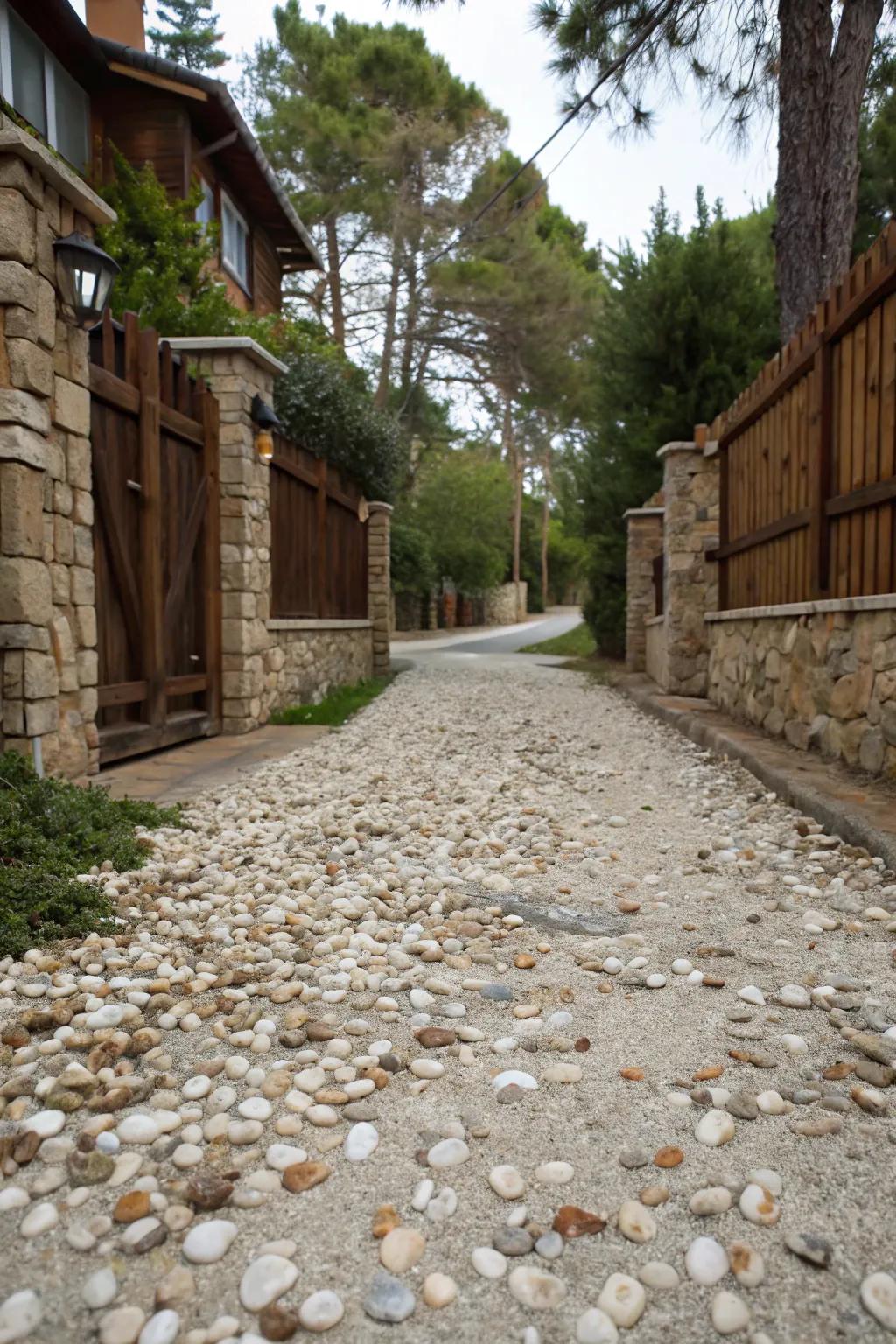 Weathered shells deliver a rustic charm perfect for countryside homes.