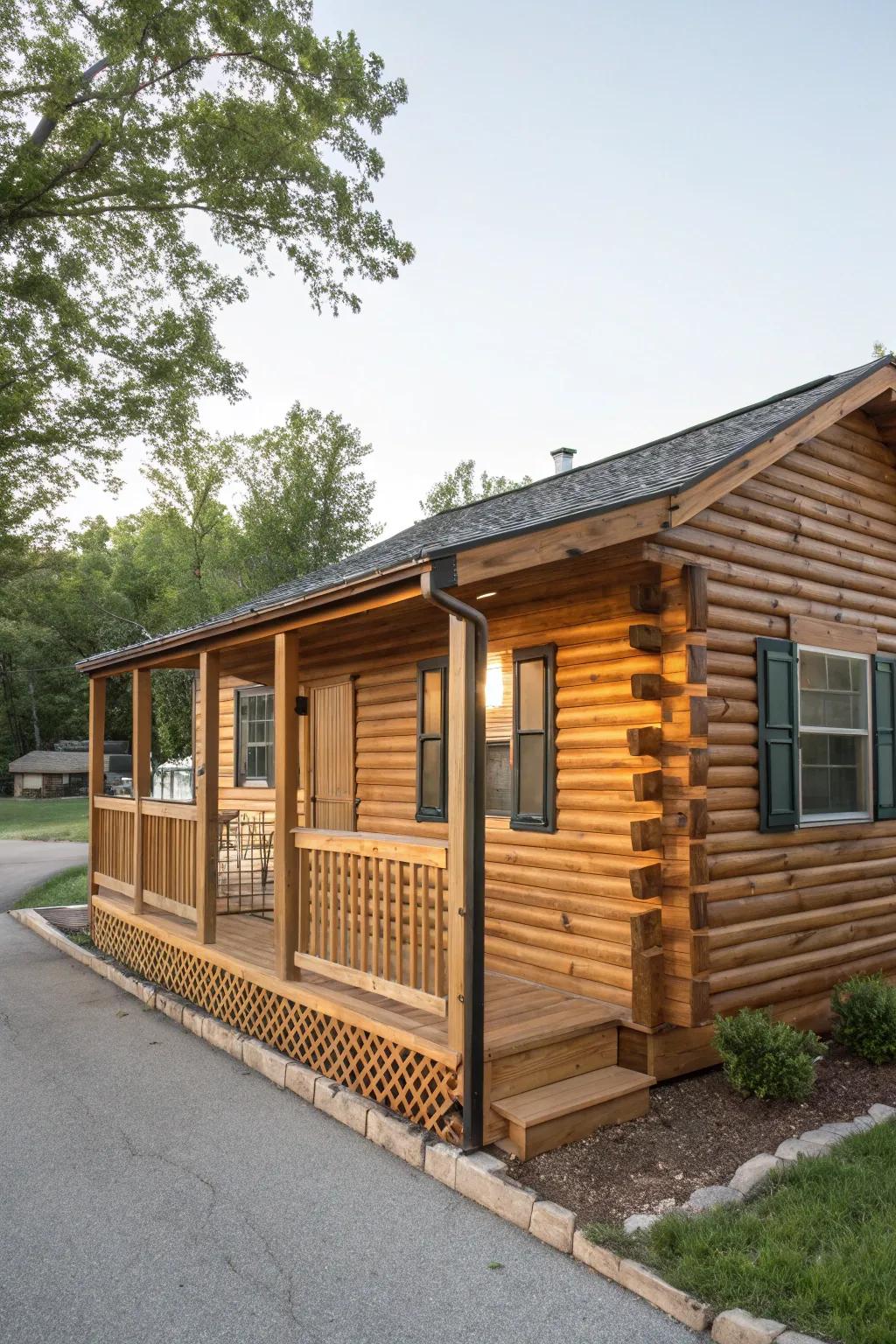 Rustic elements can give your home a cozy, inviting feel.