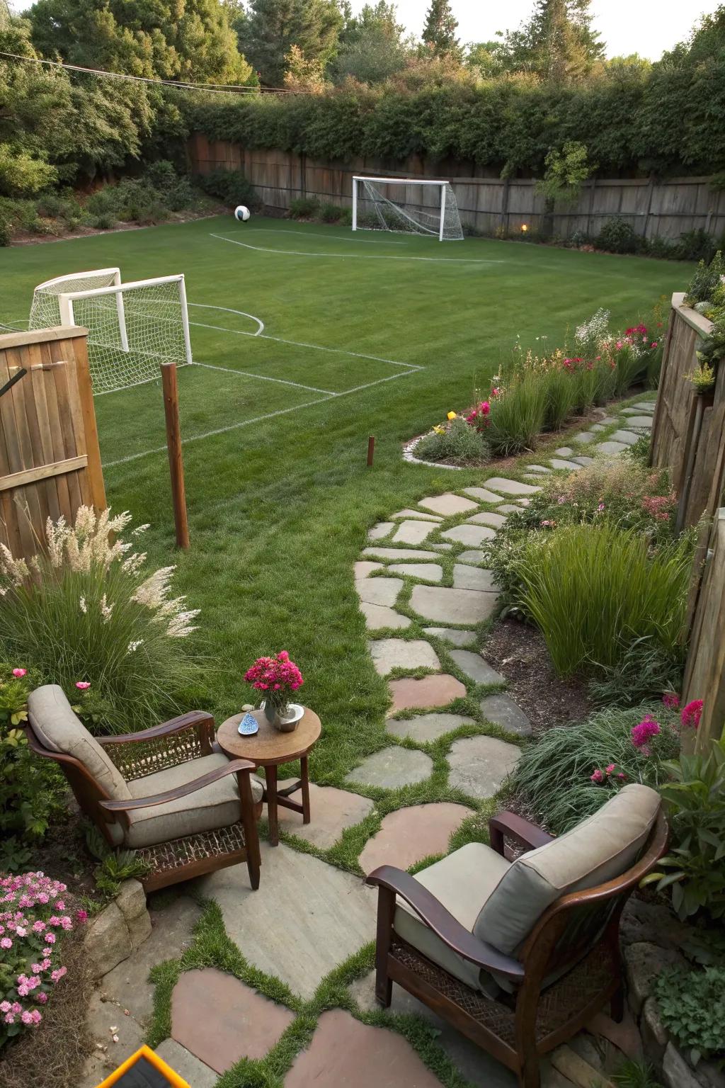 Multifunctional spaces bring versatility to your backyard.