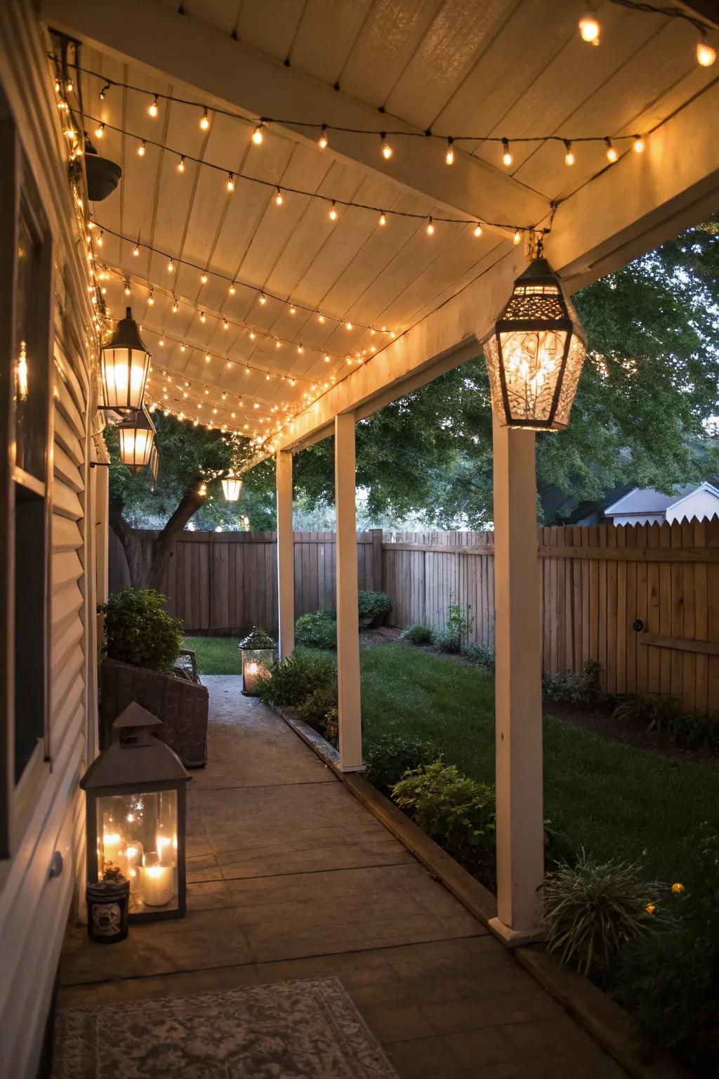 Create a magical ambiance with soft lighting.