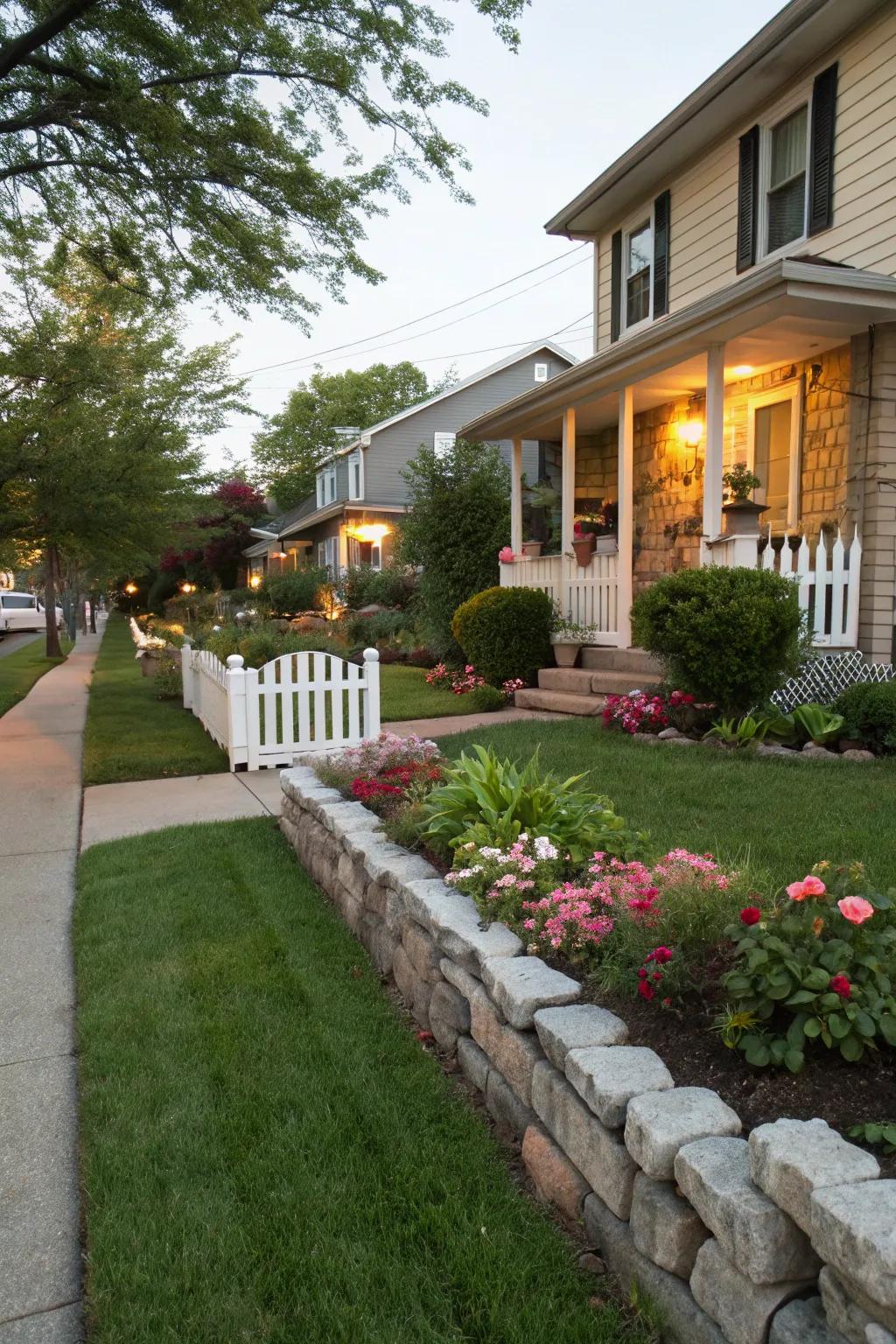 Defined borders create a clean and organized look.