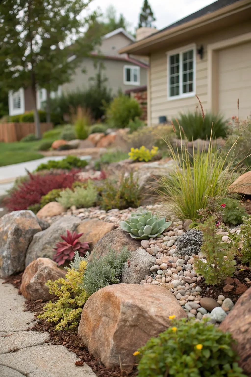 Textured layers give your yard a rich and full appearance.