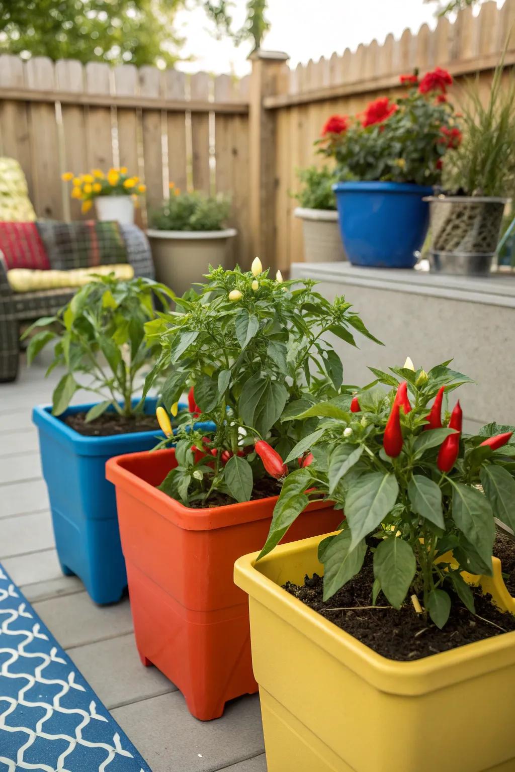 Containers are a versatile solution for expanding your garden space.