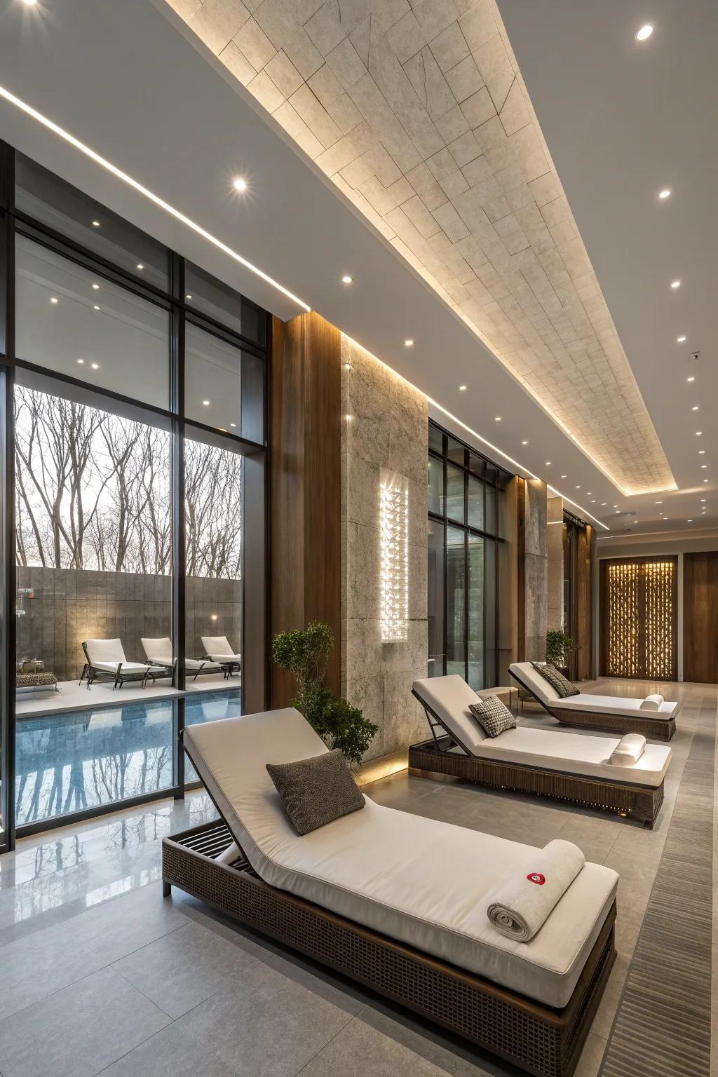Modern aesthetics complement contemporary home designs.