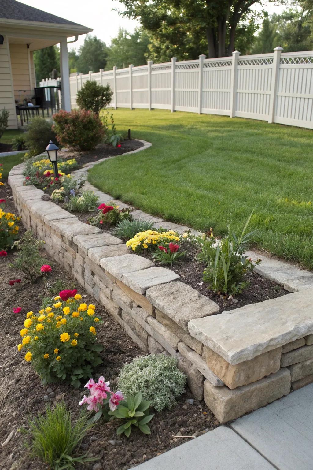 Functional stone designs make maintenance easy and enhance curb appeal.