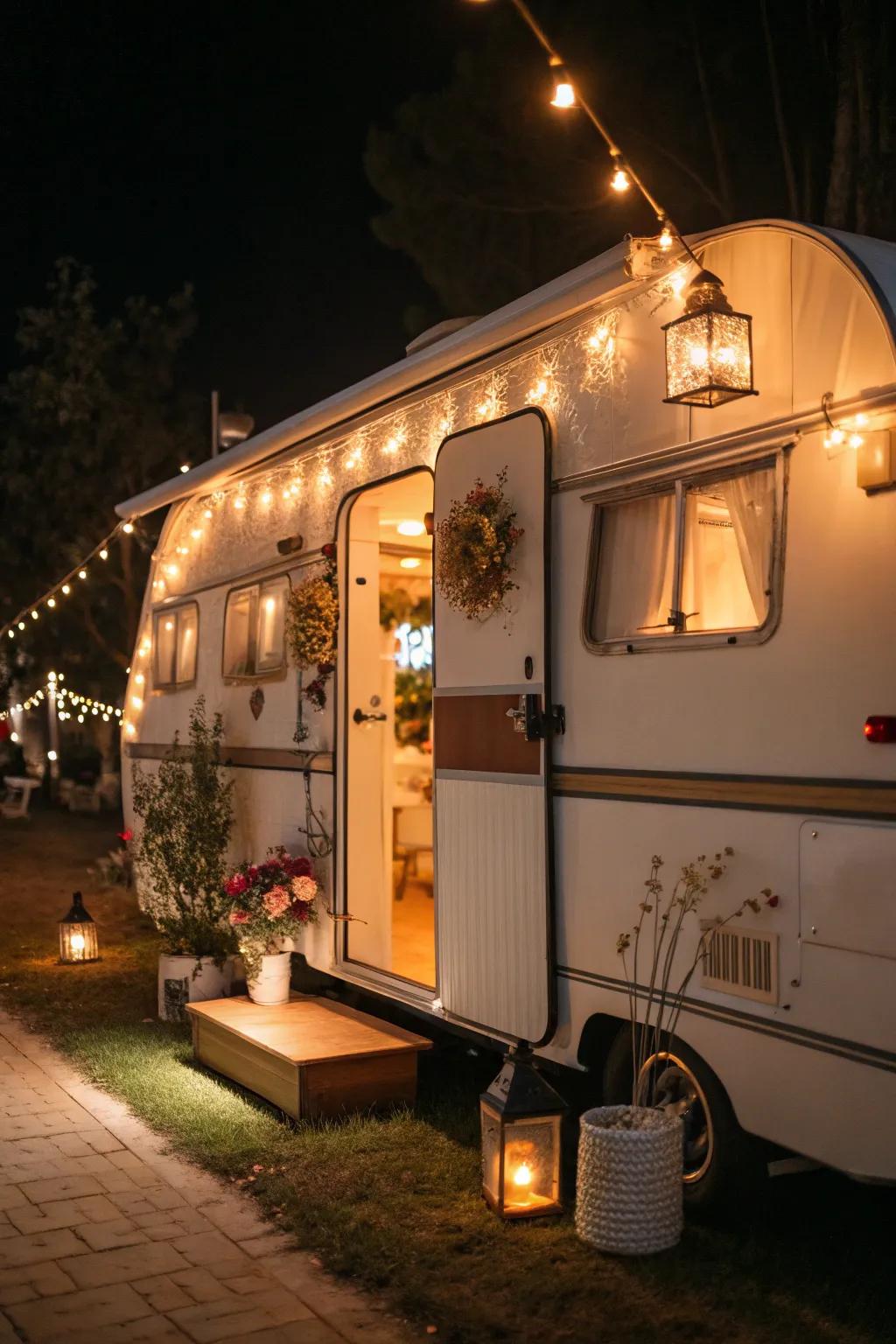 Illuminated charm with lighting and accessories