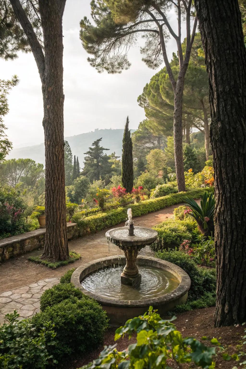 Enhance your tree line with sculptural focal points.