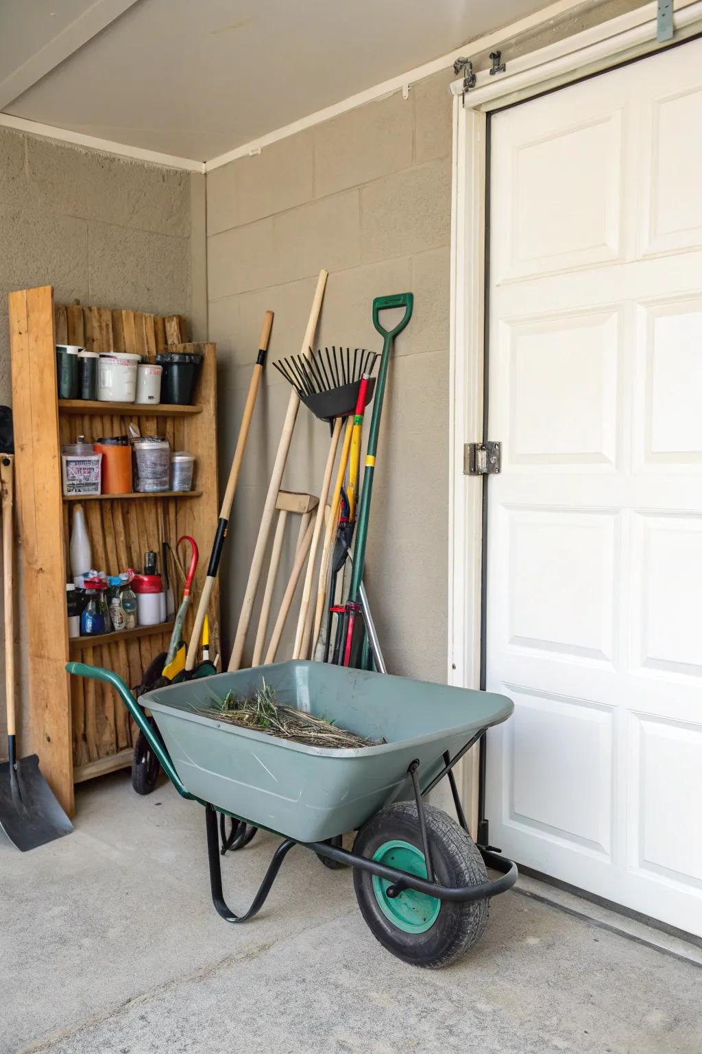 Utilizing corners can effectively declutter your storage space.