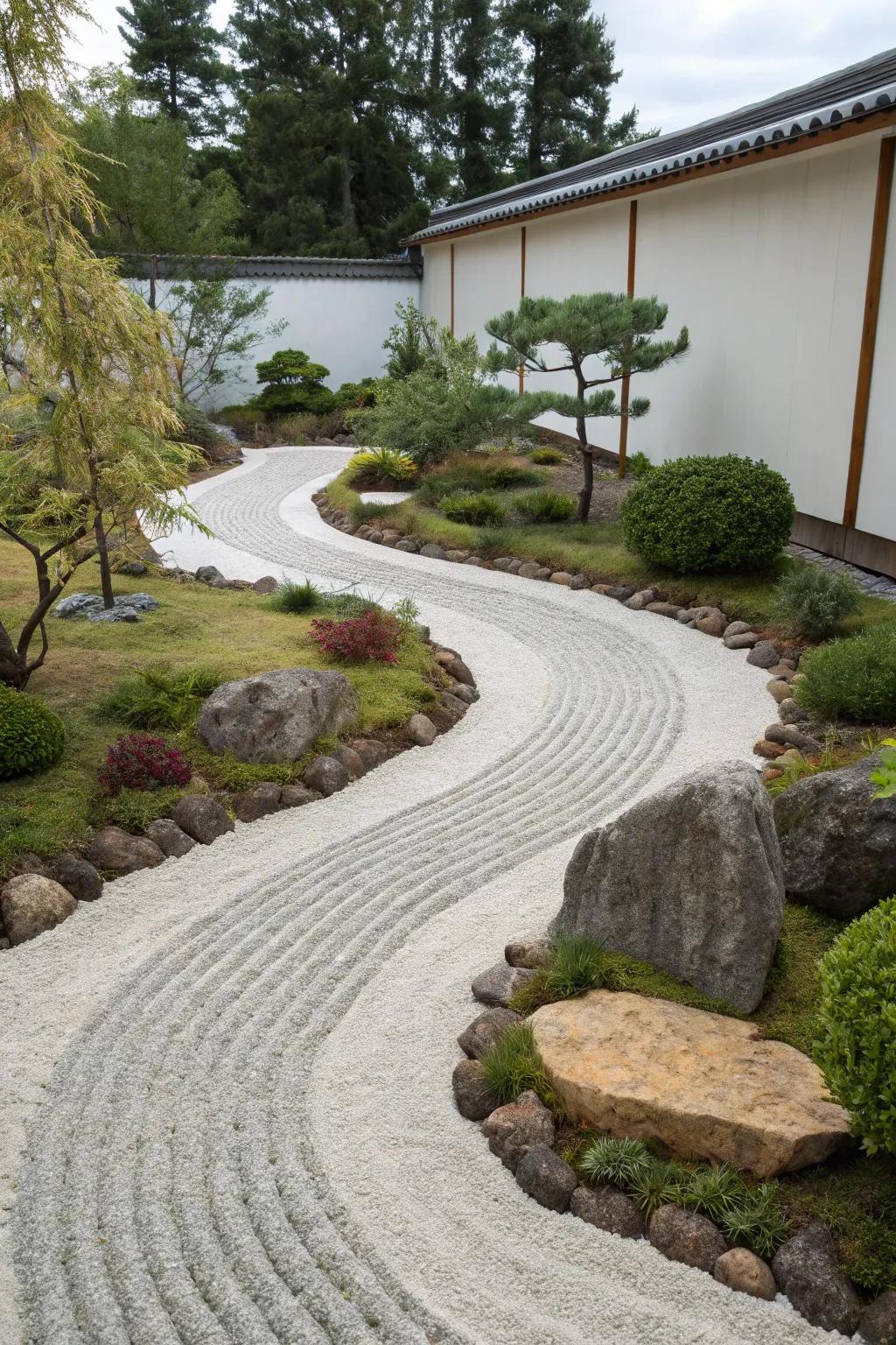 Pathways invite peaceful strolls.