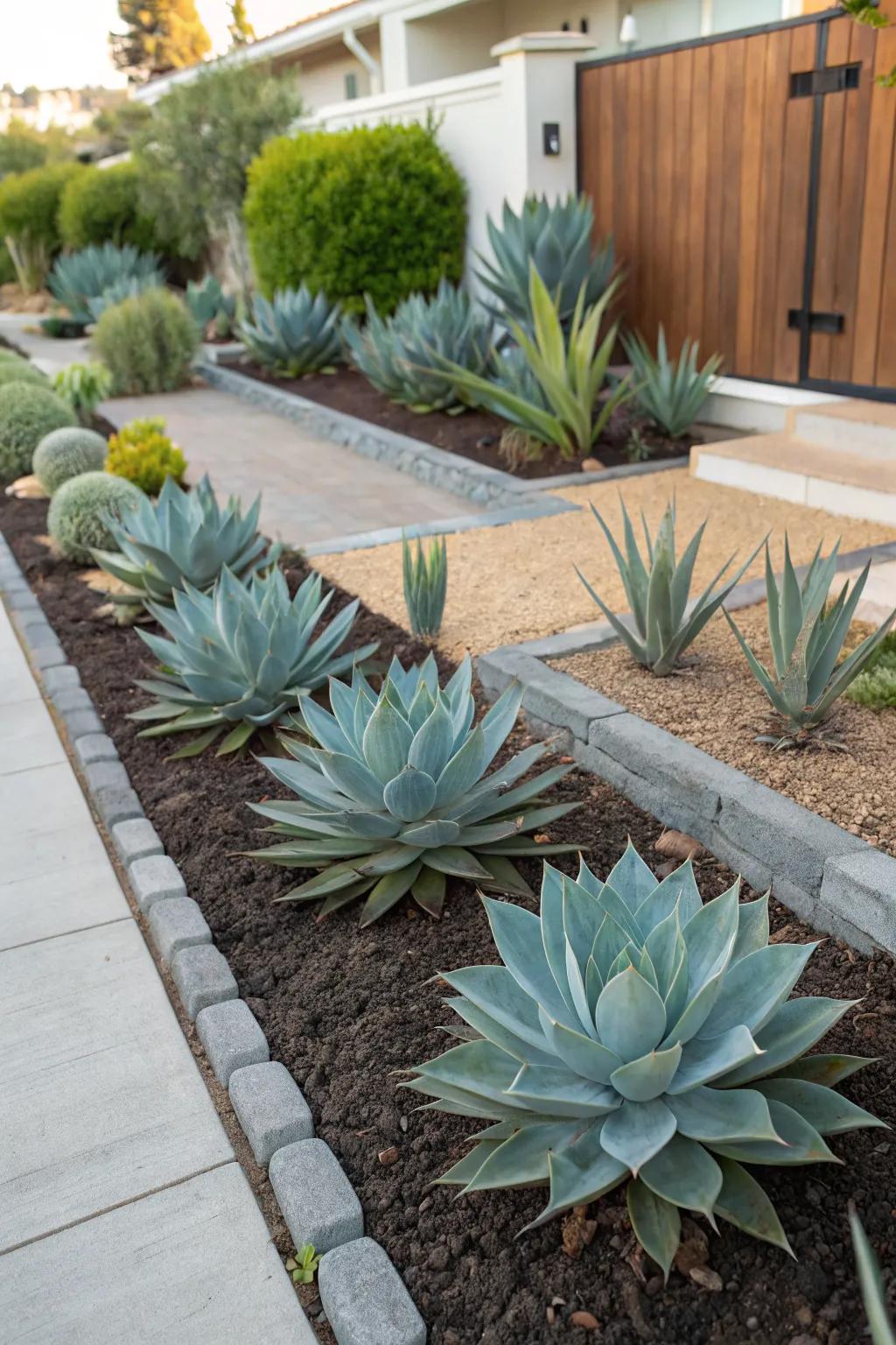 Compact agave species perfect for small gardens.