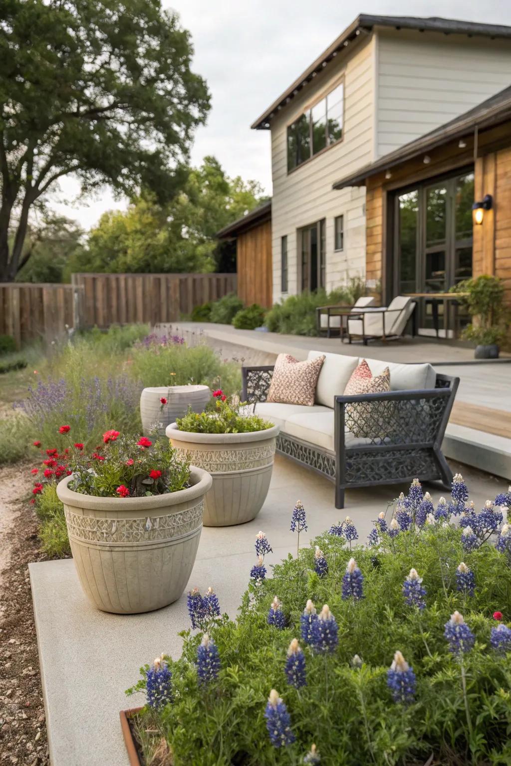 A beautiful blend of modern and traditional styles.