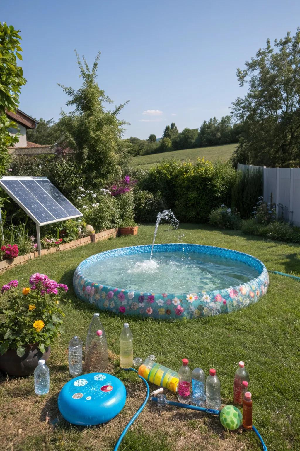 Eco-friendly pool fun for a sustainable summer.