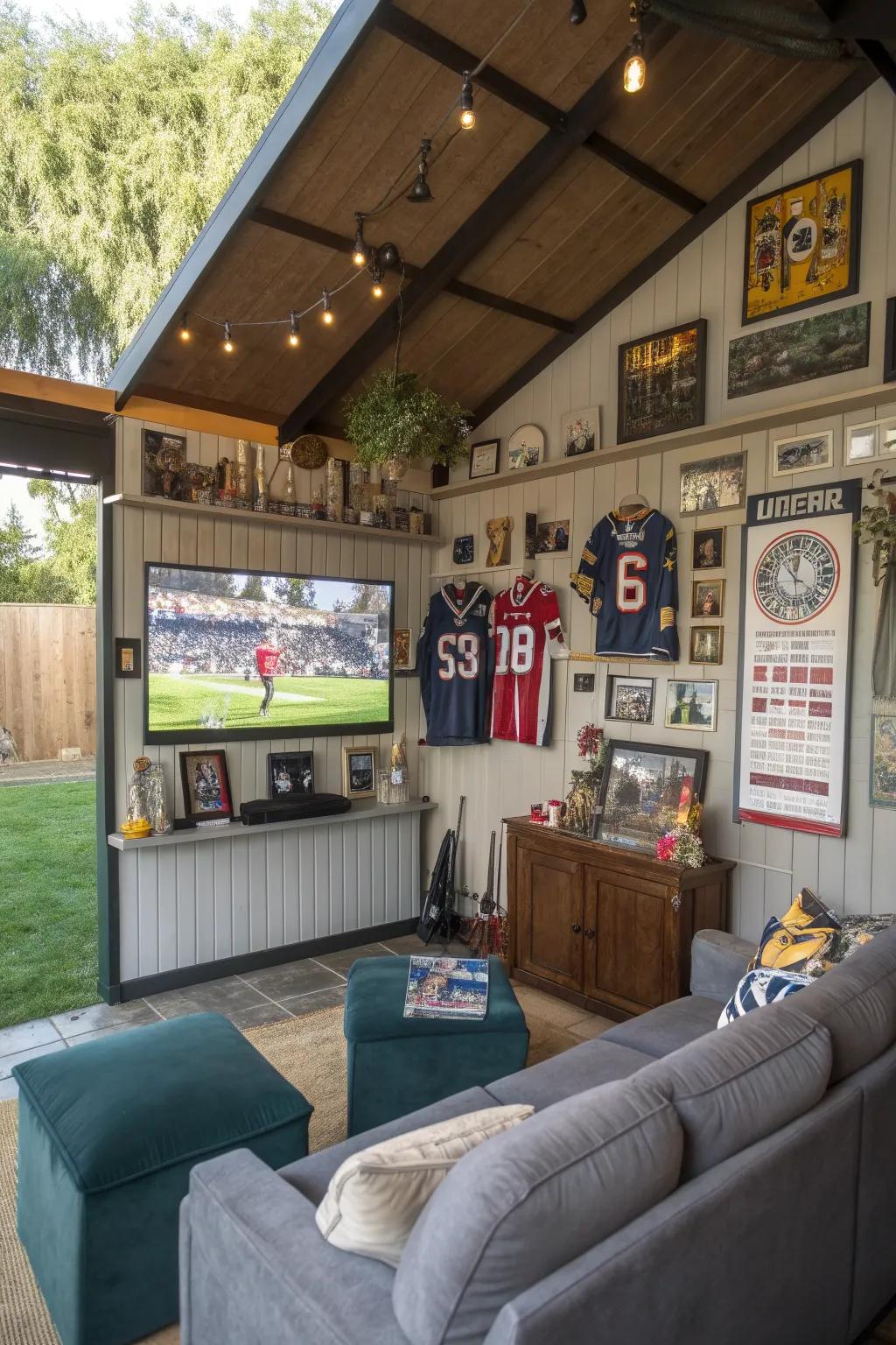 Celebrate your team in a sports fan haven.