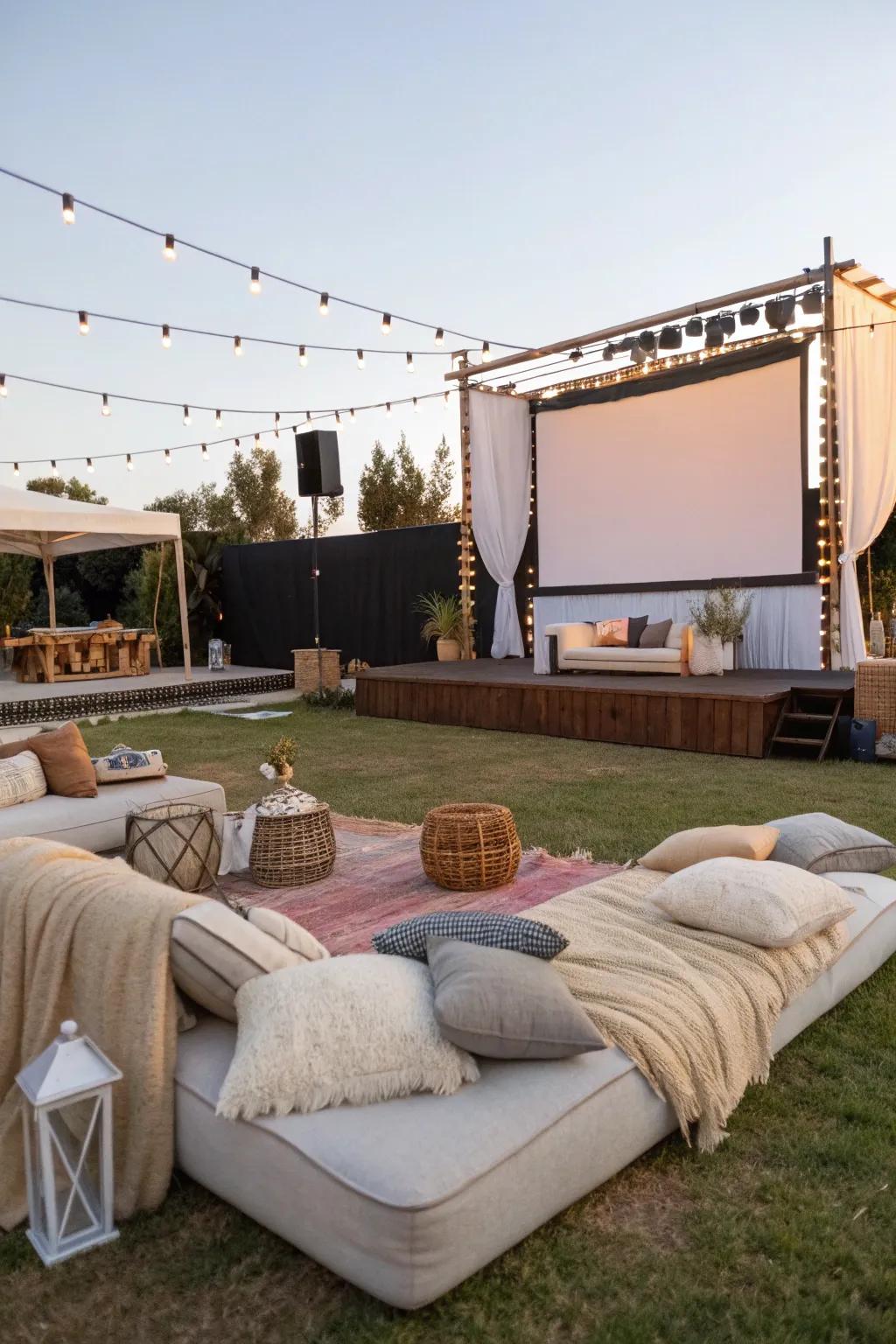 Cozy seating areas invite guests to unwind and enjoy.
