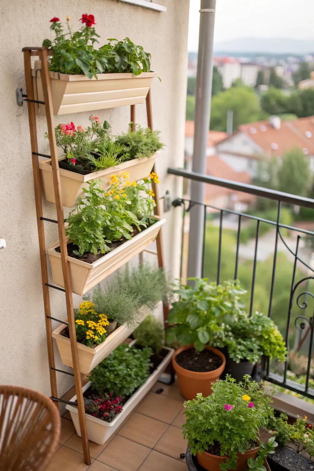 Portable trellis planters offer flexibility and beauty.