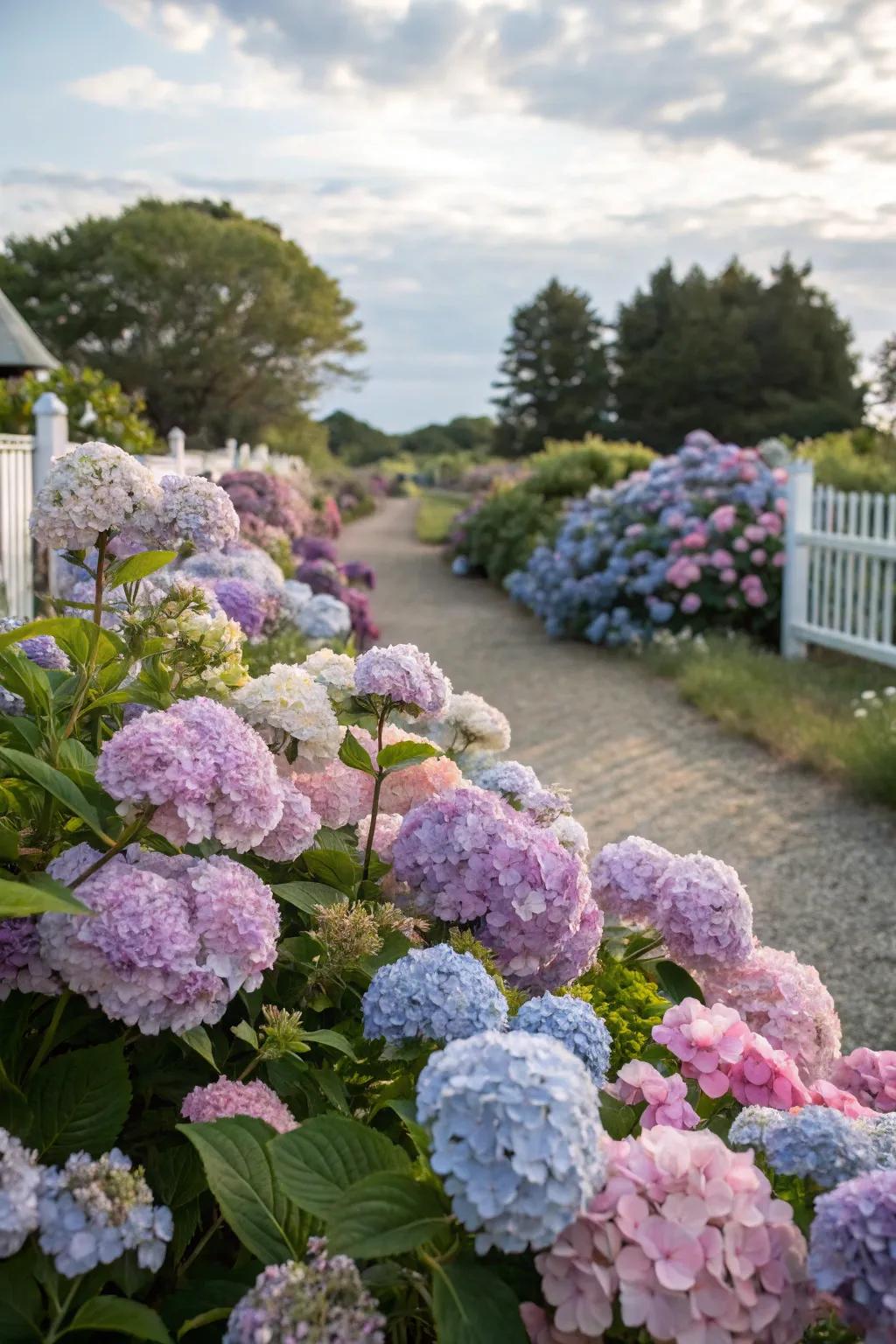 Dreamy and gentle with pastel flower mixes.