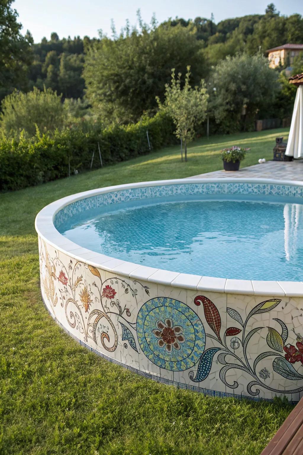 Express your style with decorative tile art.