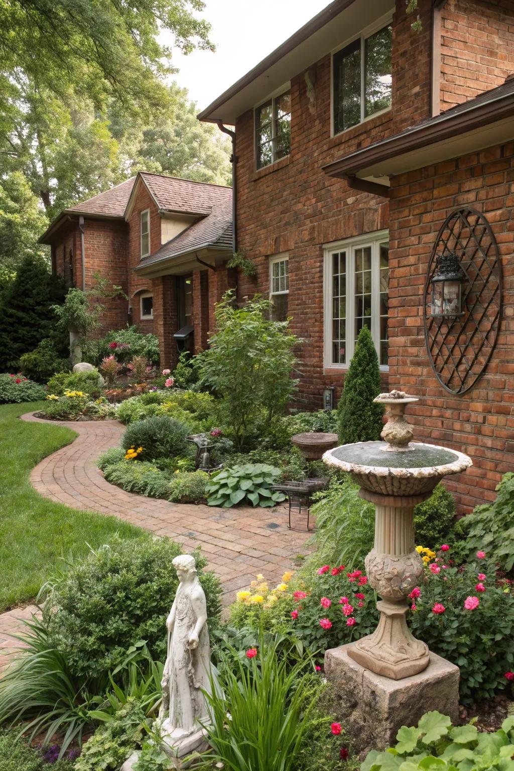 Decorative accents add personality to your garden