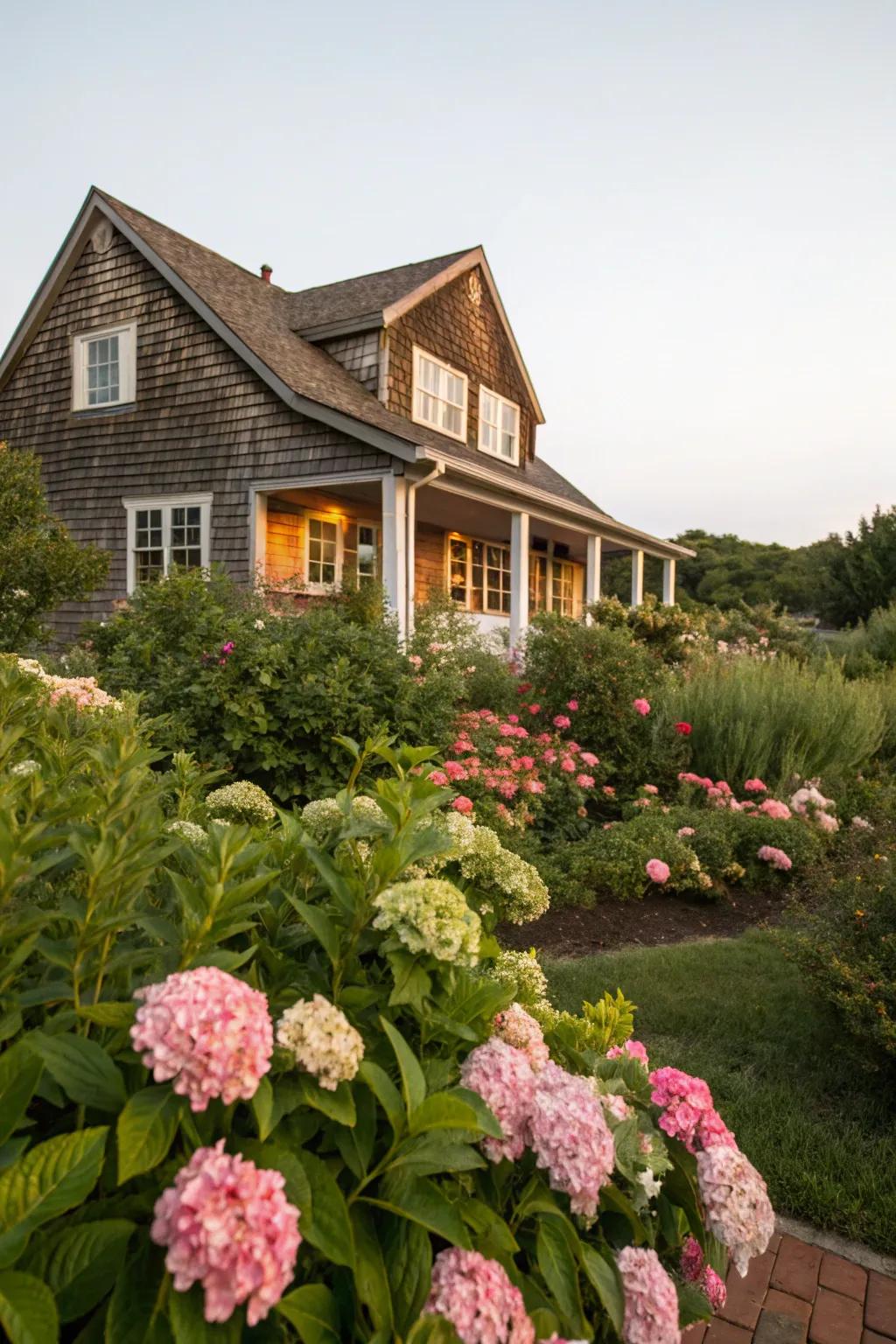 Brown shingles offer a traditional and cozy appearance.