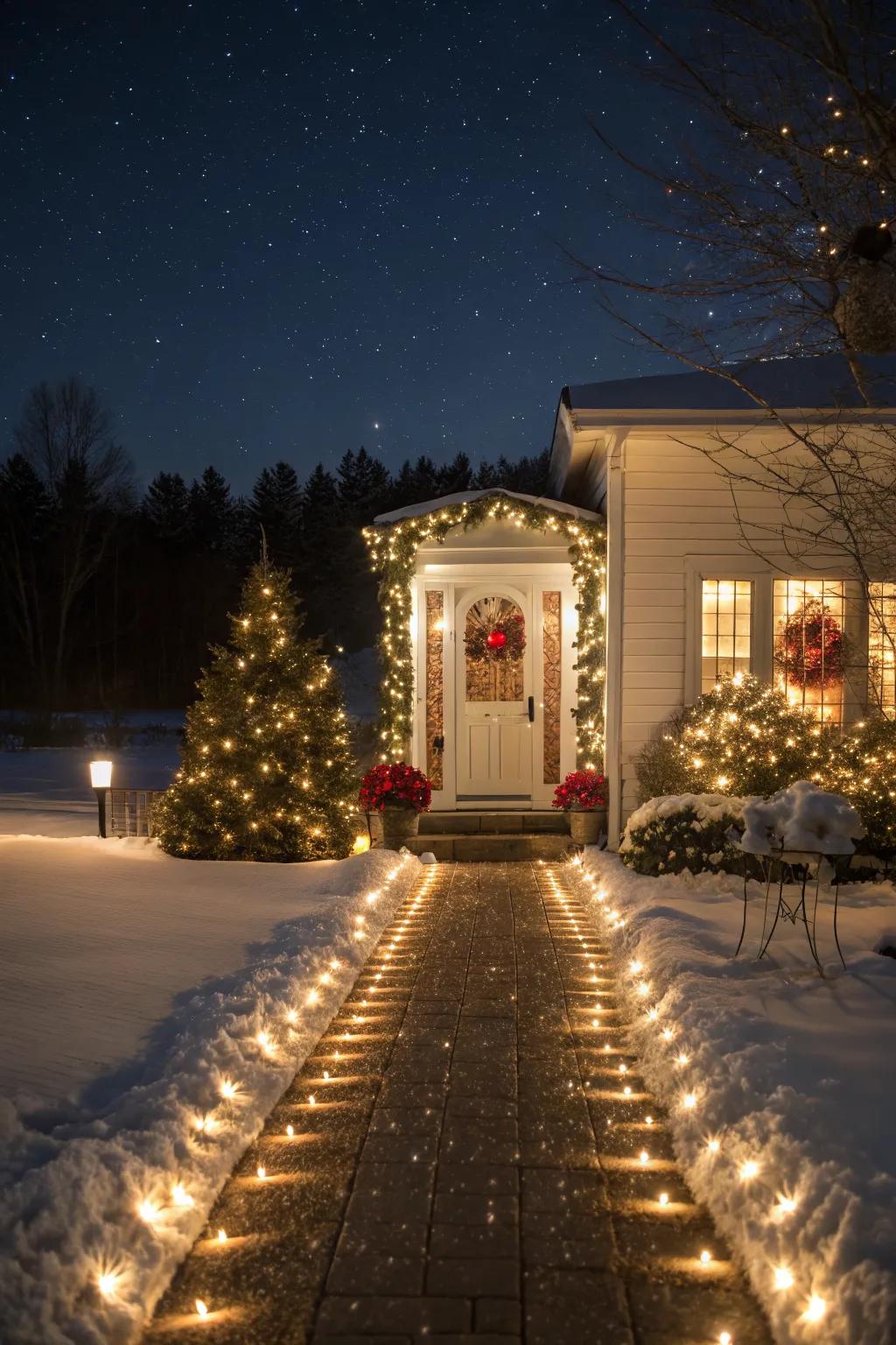 Guide your guests with enchanting pathway decorations.