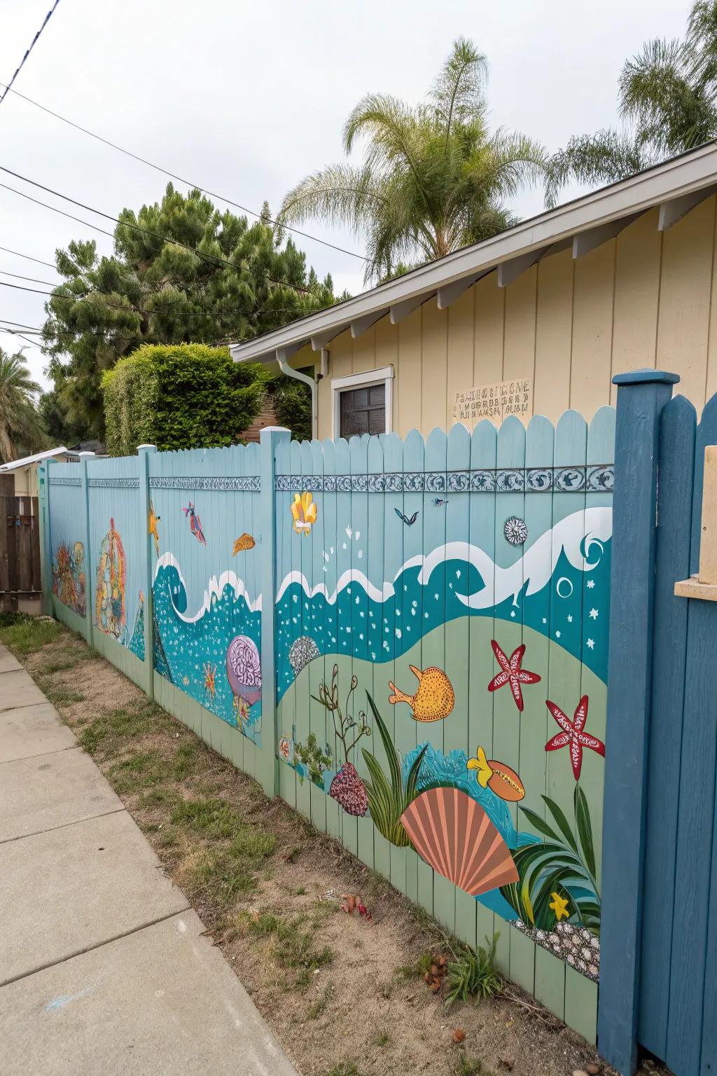 Bring the beach to your backyard with ocean-inspired art.