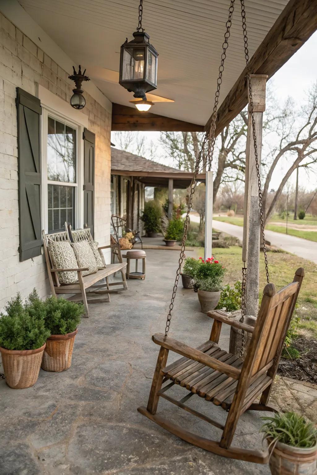 Rustic charm meets modern functionality.
