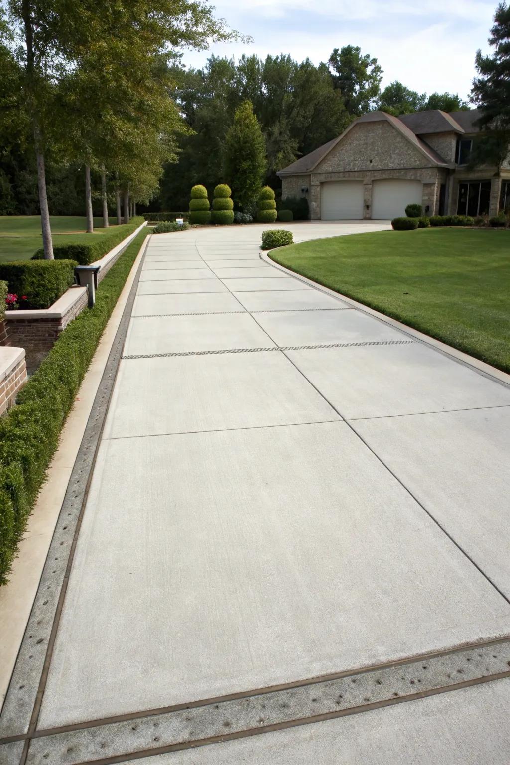 A well-designed driveway adds curb appeal.
