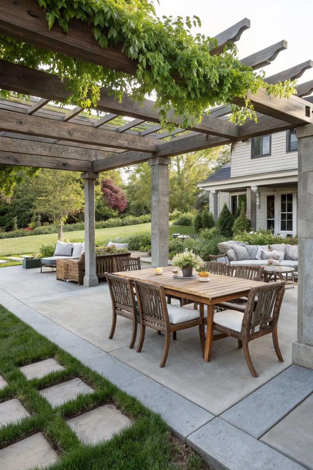 Maximize your patio with multi-functional spaces.