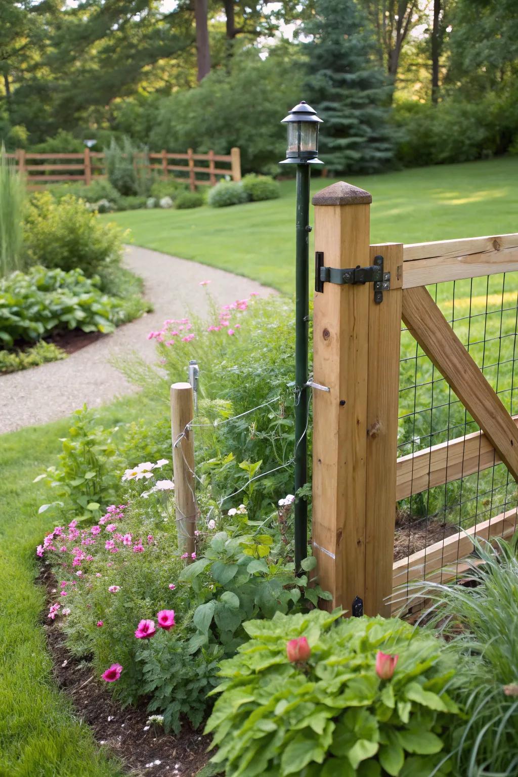 Floating braces offer a cost-effective fencing solution.