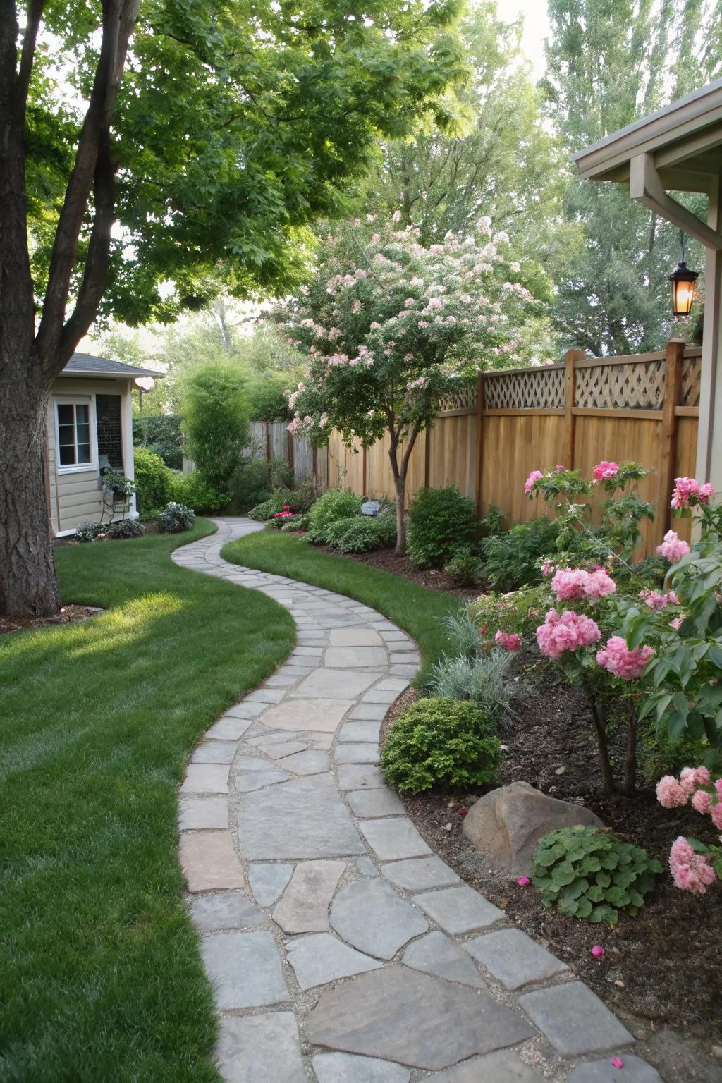 Structured paths for guided exploration.
