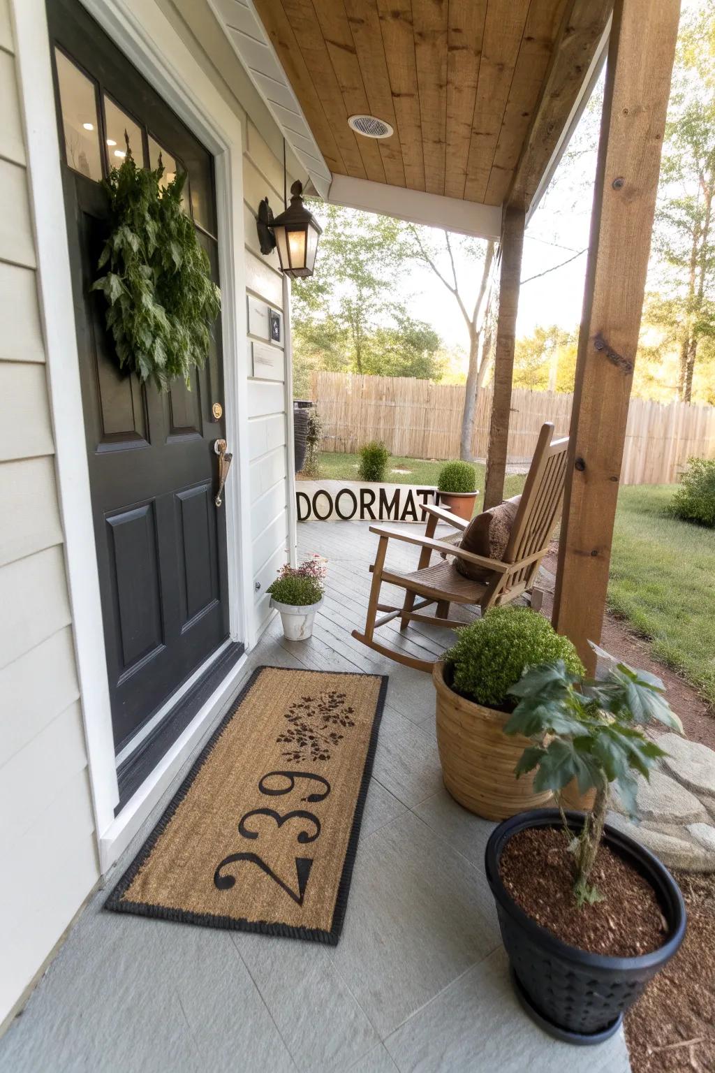 Personal touches welcome guests warmly.