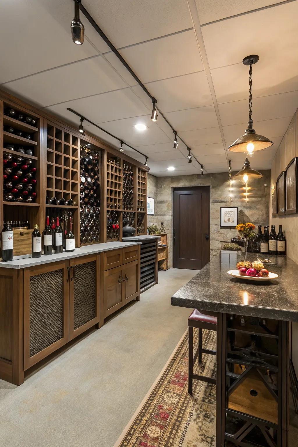 An exquisite space for wine enthusiasts.