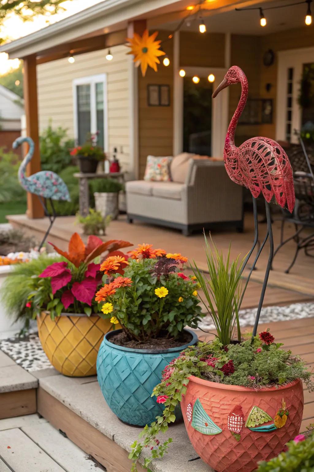Personalized touches reflect your style and make your patio feel like home.