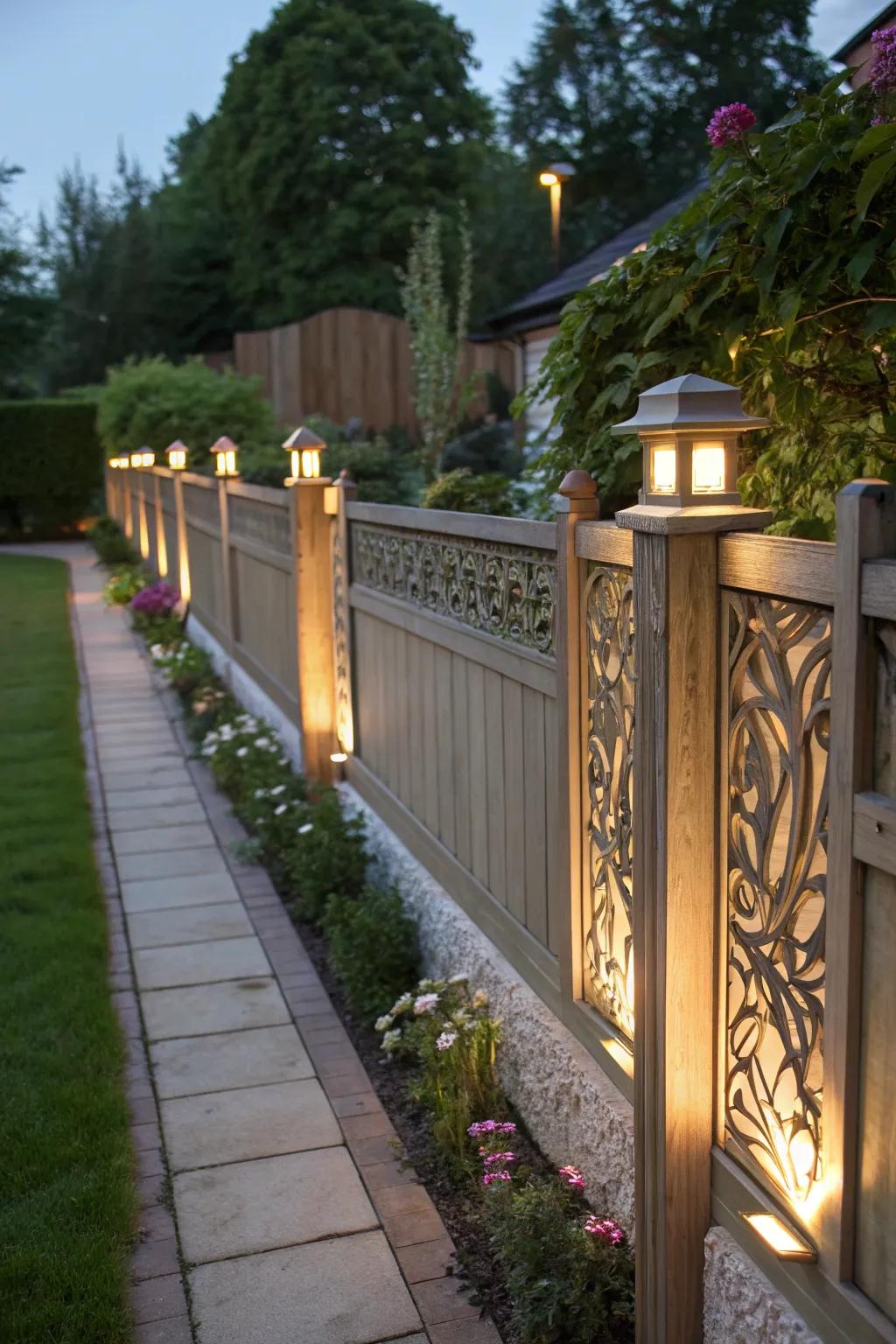 Illuminate your garden with lit kickboards