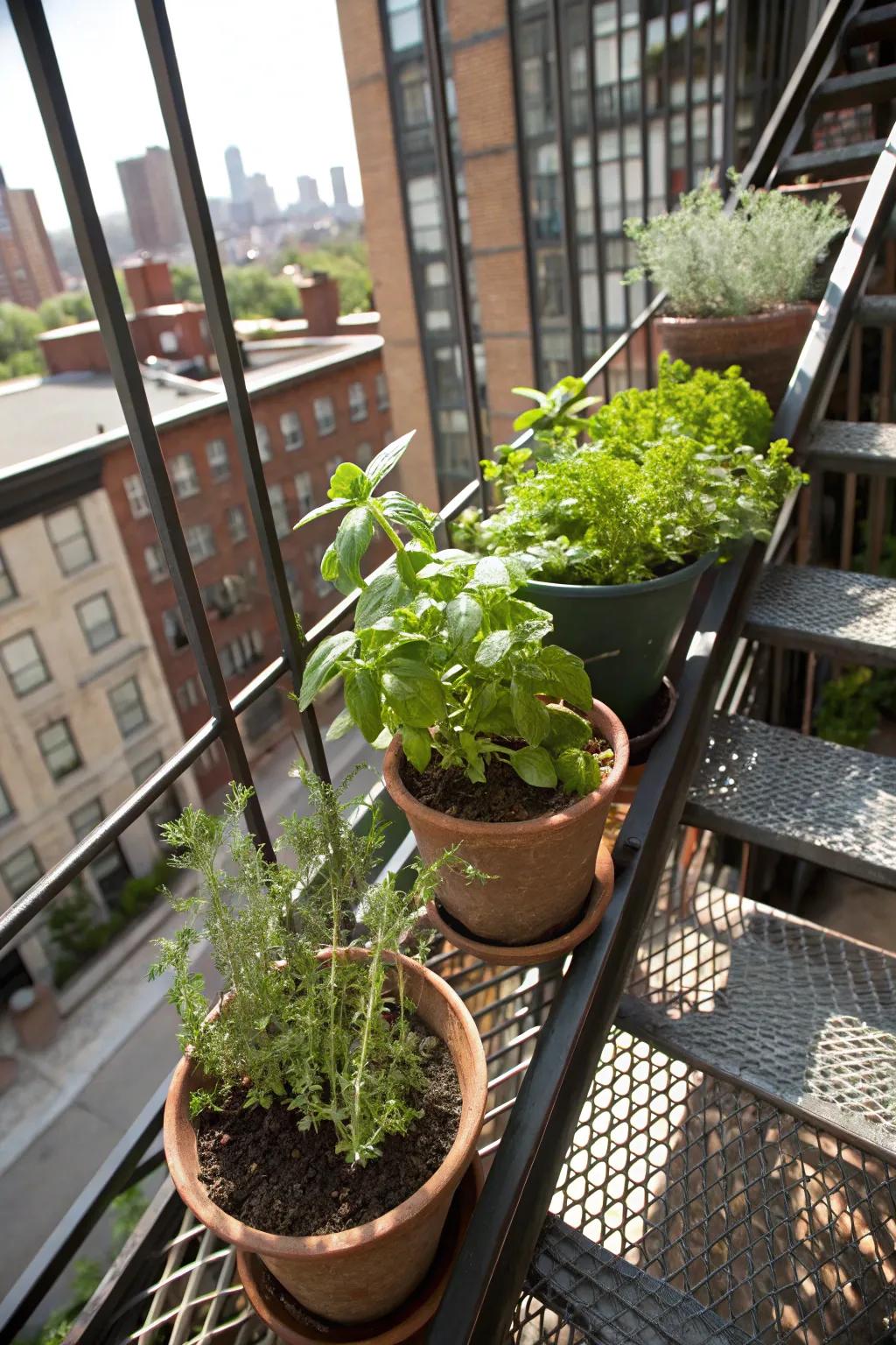 Grow your own herbs for a fresh and fragrant escape.