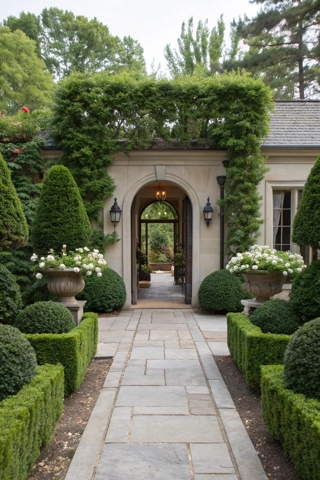Achieve elegance with symmetrical arrangements.