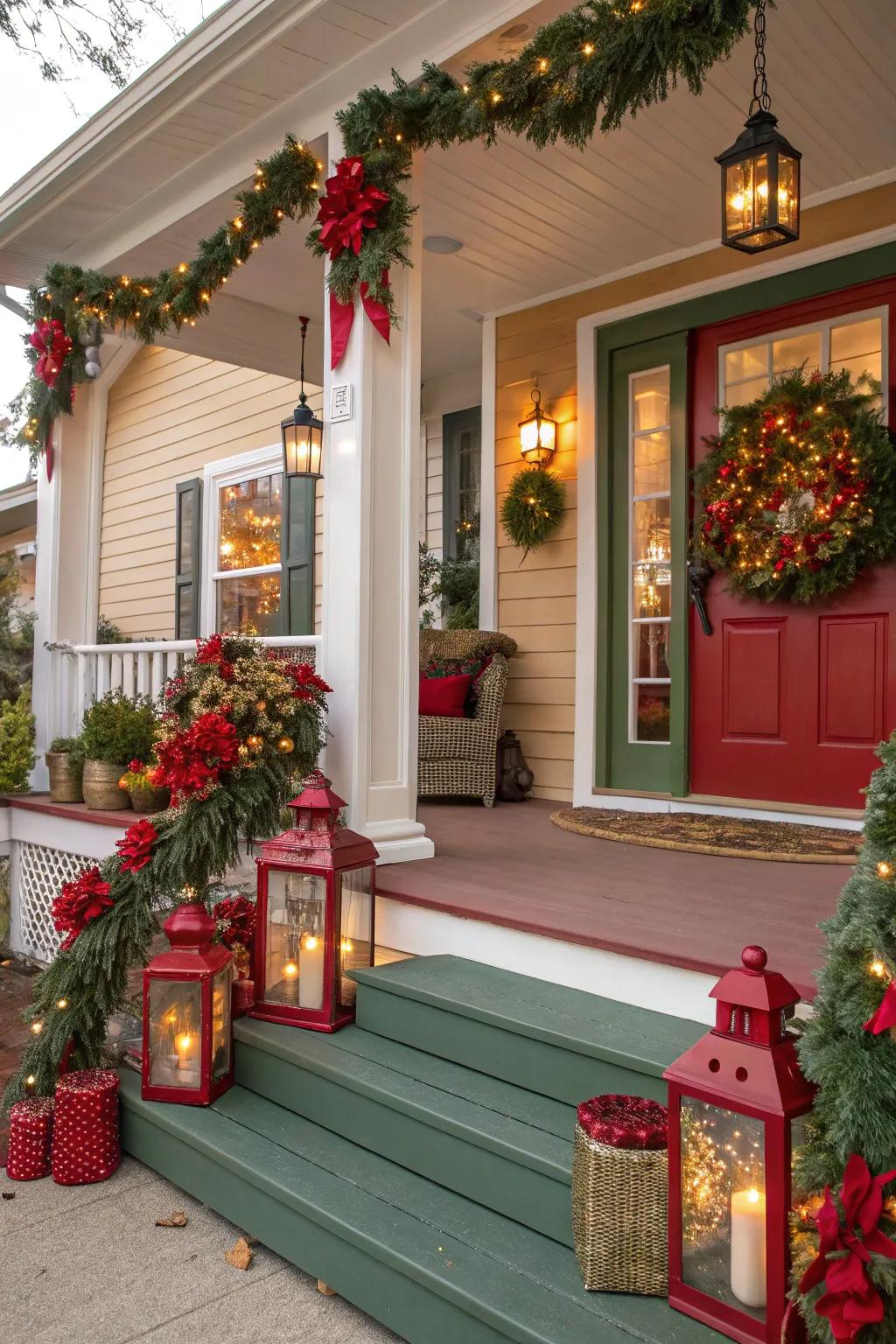 A coordinated color scheme ties the decorations together beautifully.
