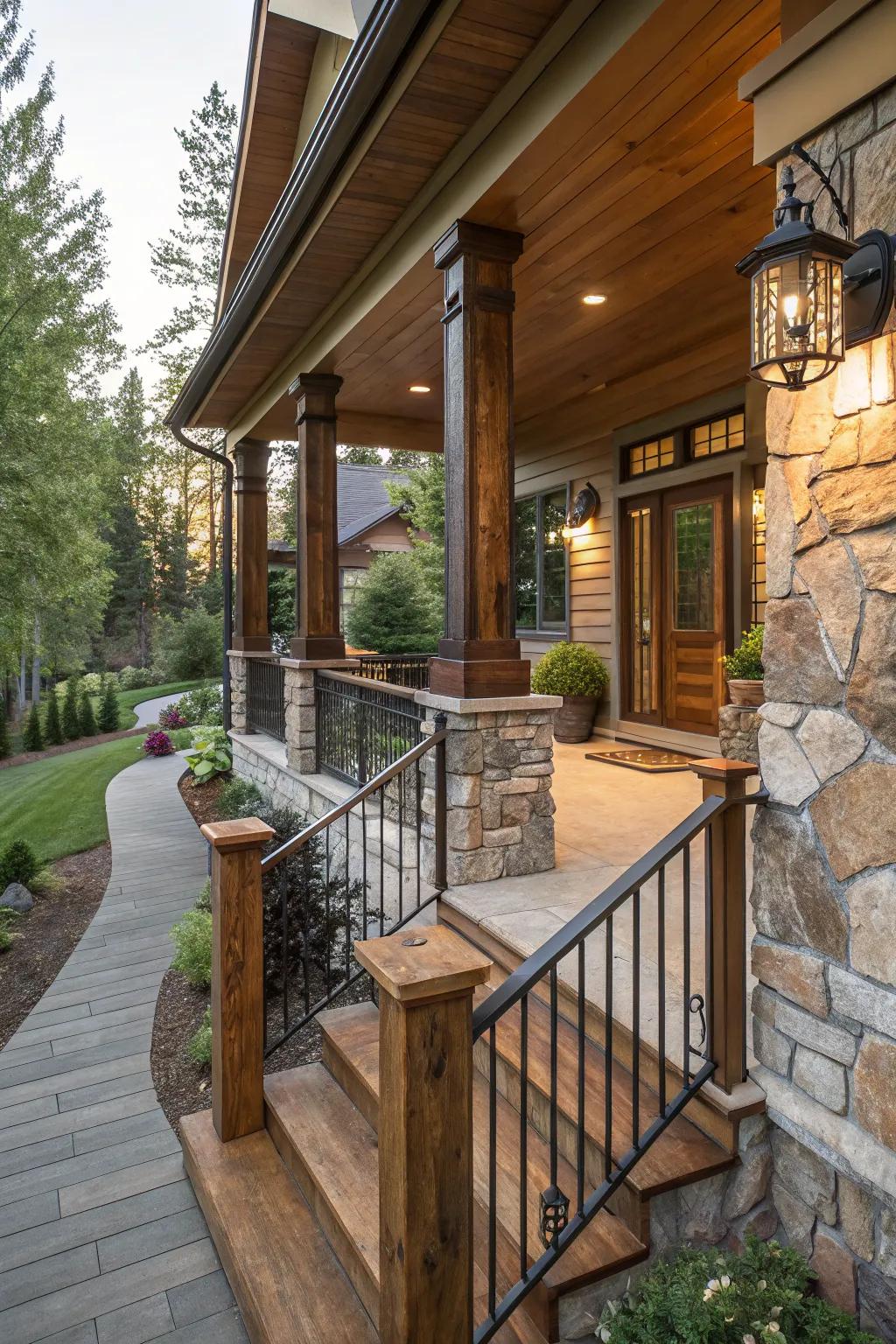Add texture with a mix of materials.