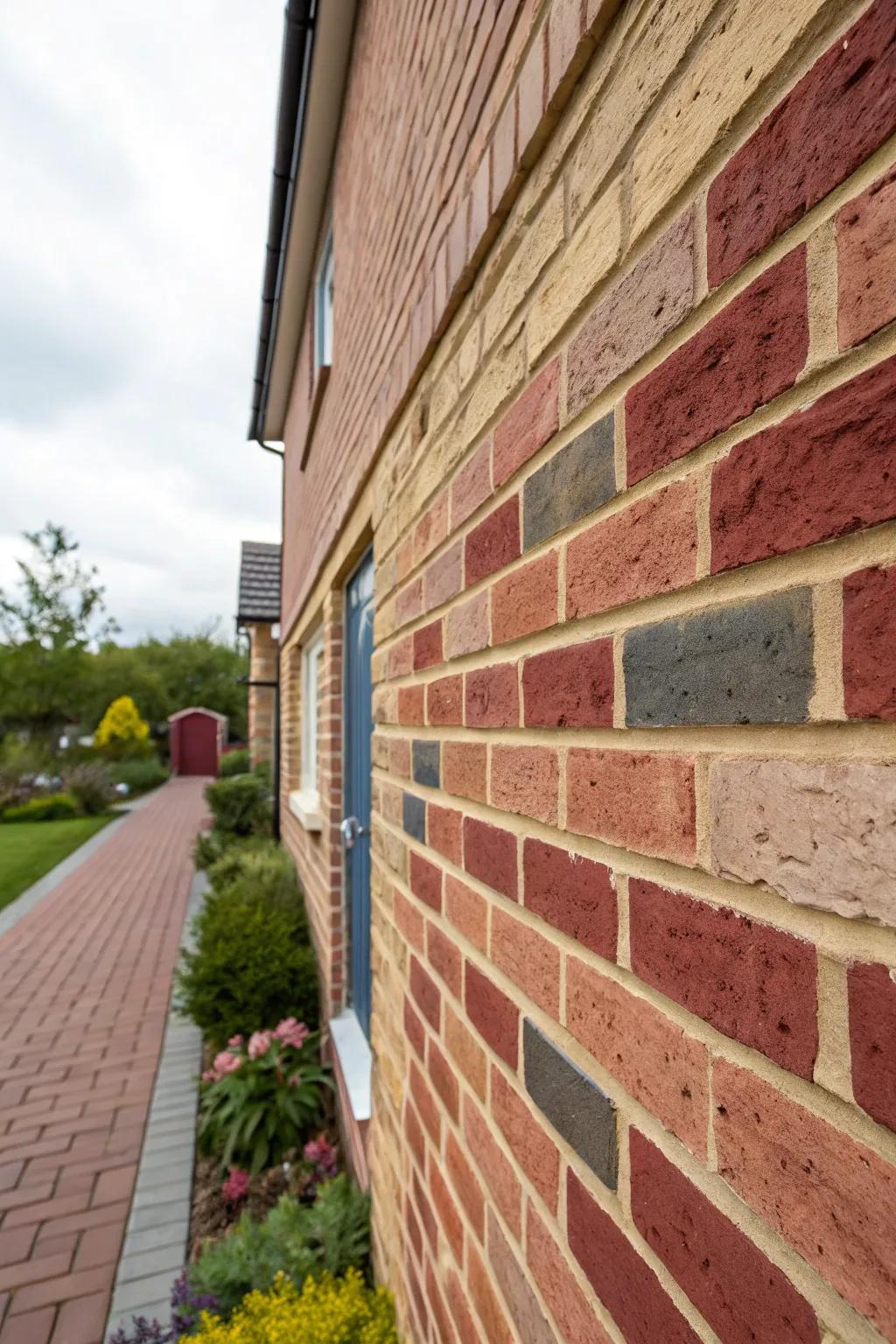 Color variations in brick can enhance your home's style.