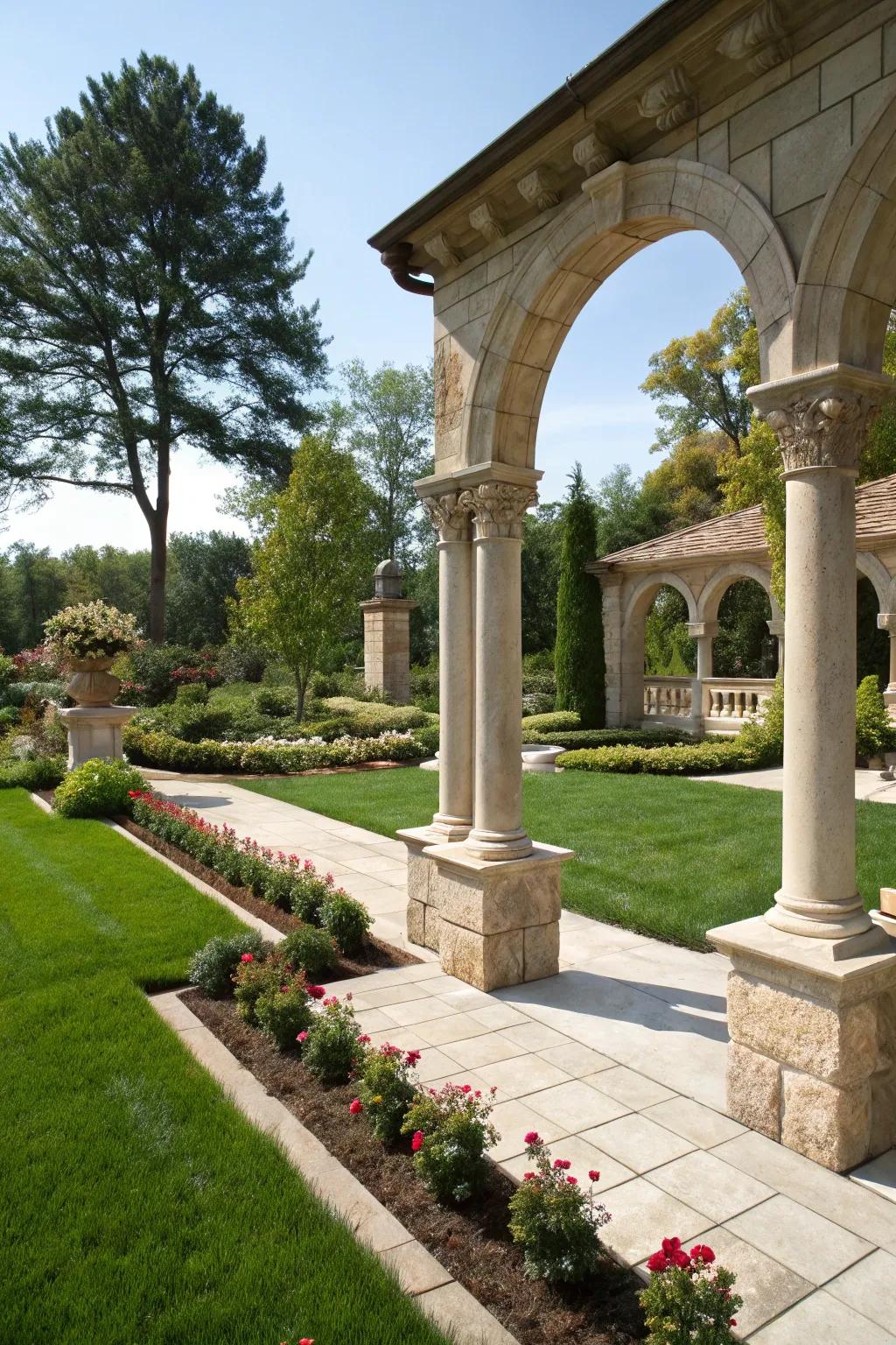 Architectural features bring elegance and character to your landscape.