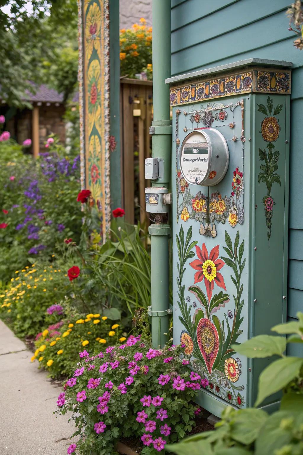 Decorative elements express personal style.