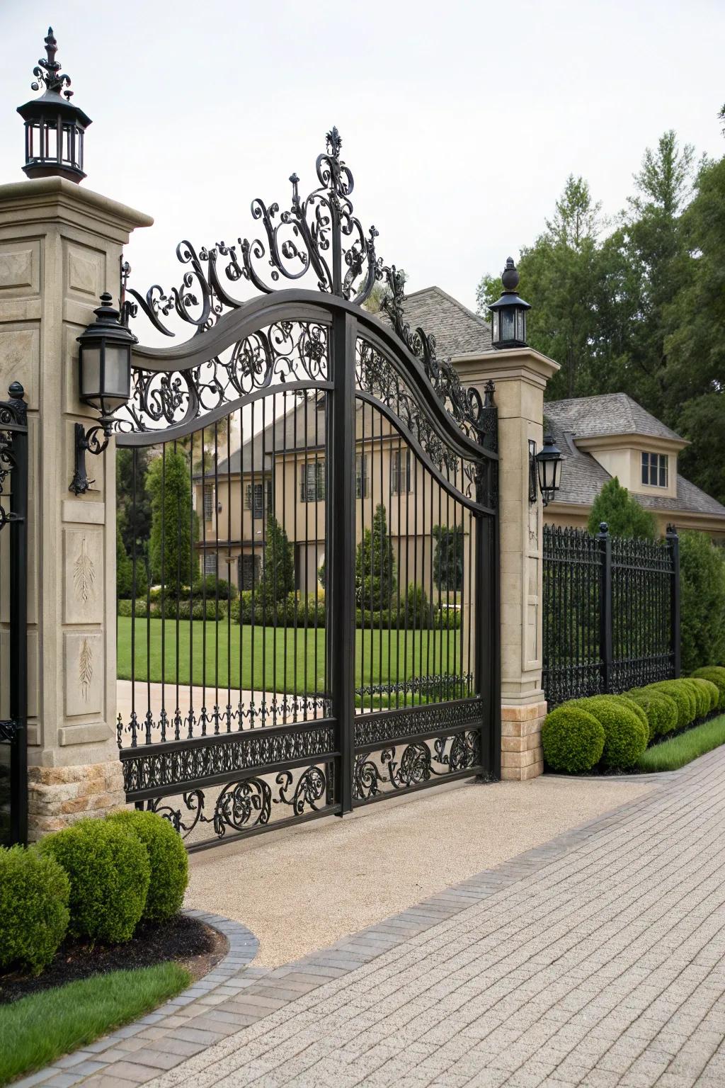 This grand entrance is sure to impress.