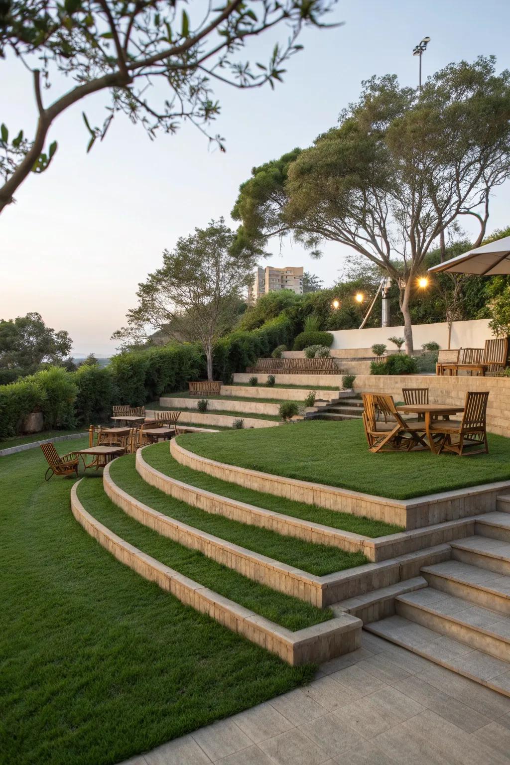 Multi-level designs bring depth and functionality to your patio.