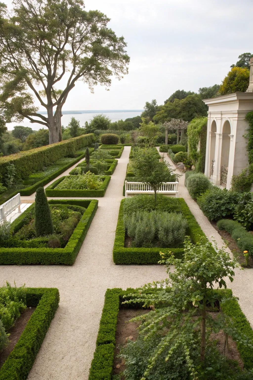 Minimalist planting adds a bold, modern touch to gardens.