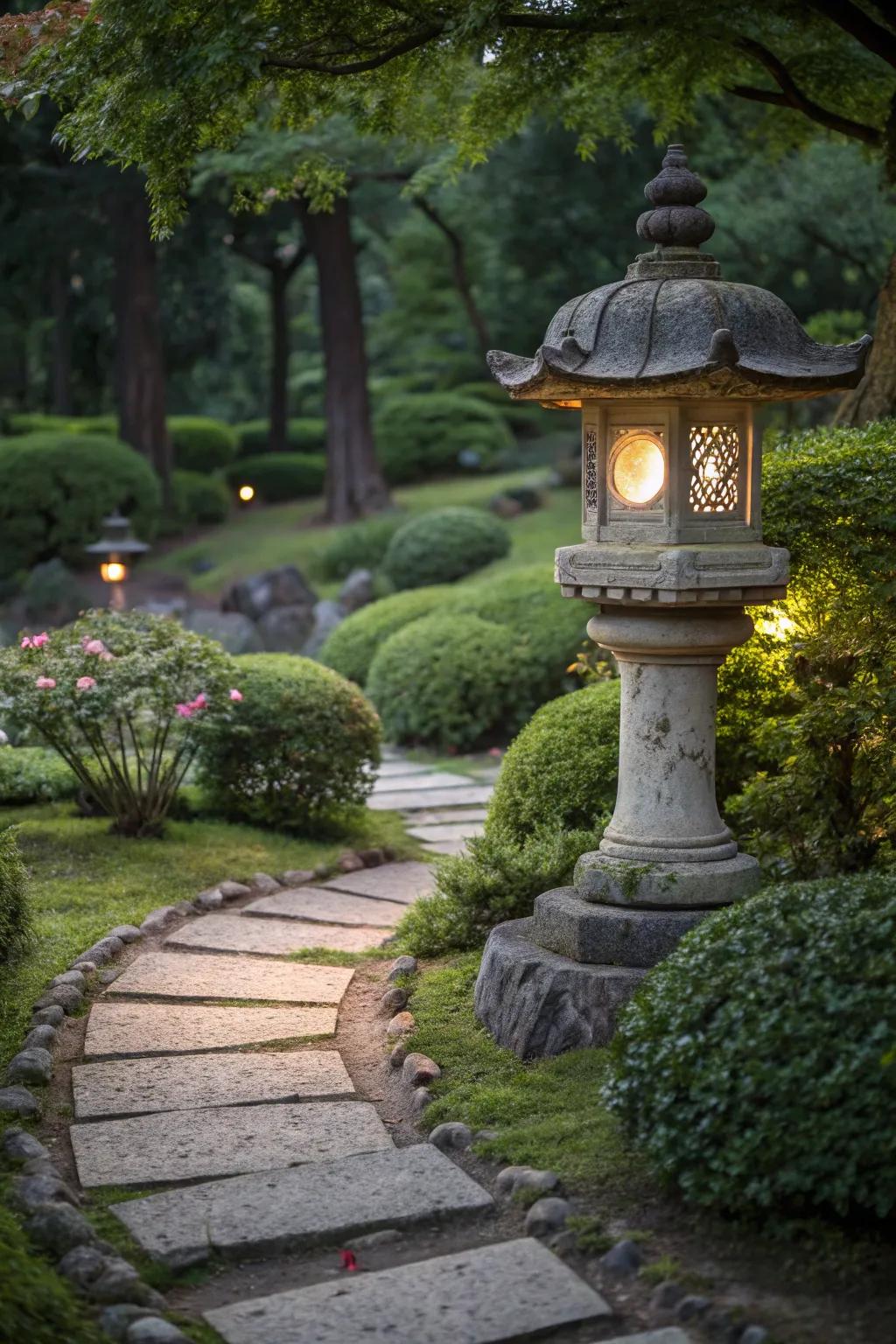 Ornamental lanterns add elegance and charm to your outdoor space.
